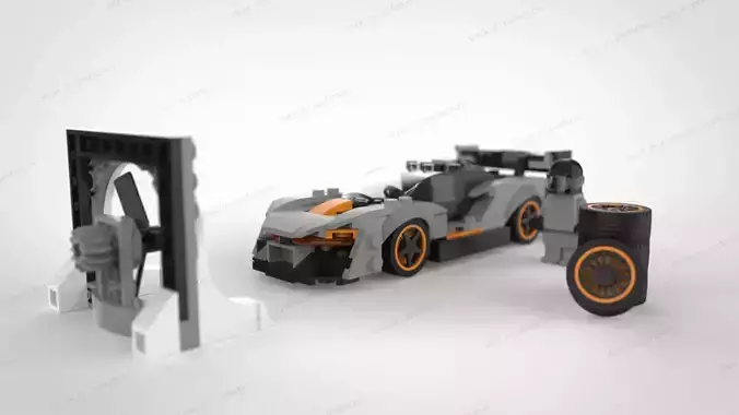 Lego Speed Champions  - McLaren Senna Lego - 75892 3D model