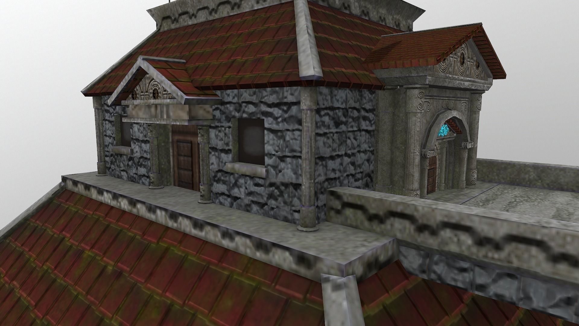  Medieval Castle Level 20 3D model_21