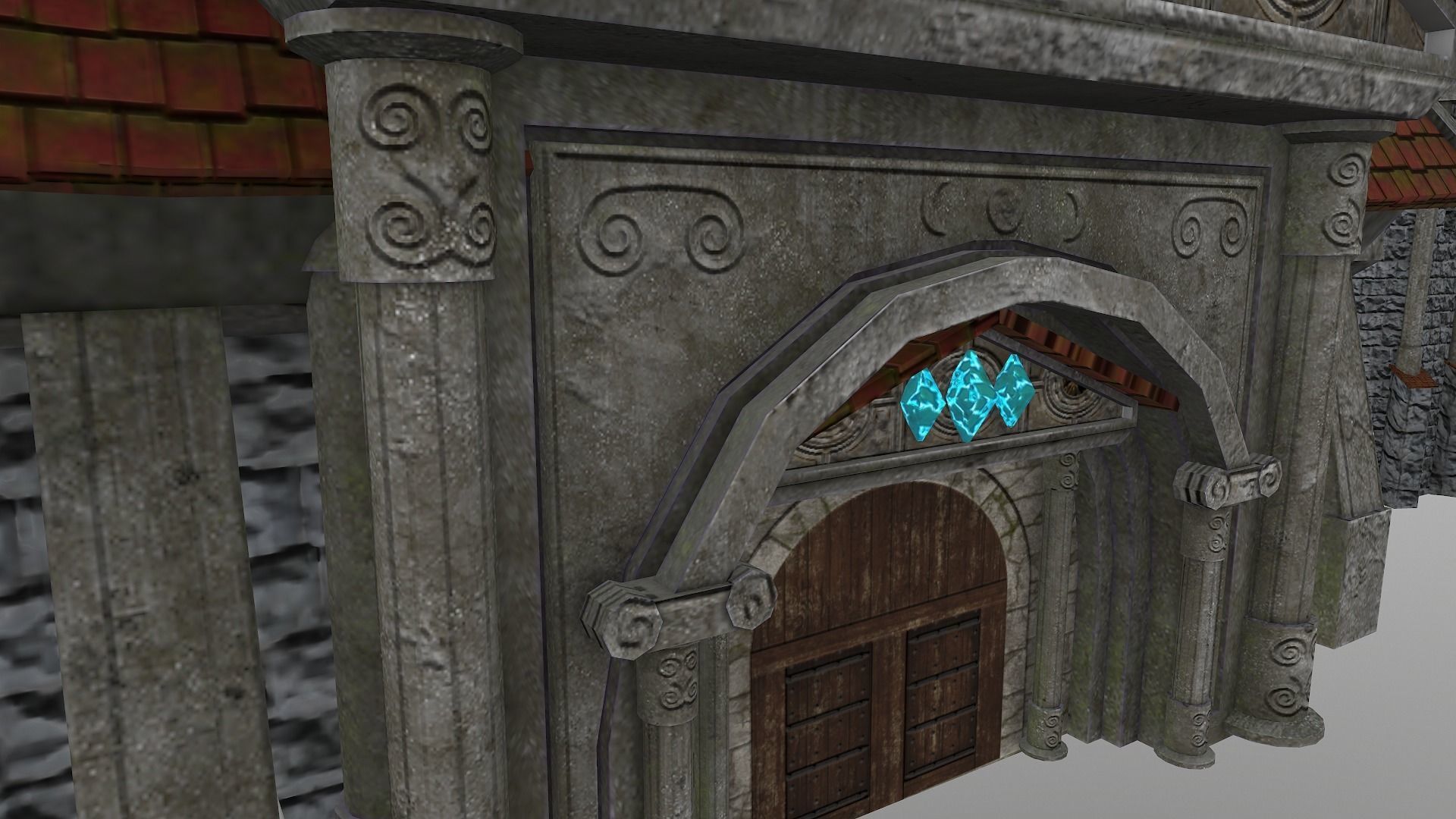  Medieval Castle Level 20 3D model_9