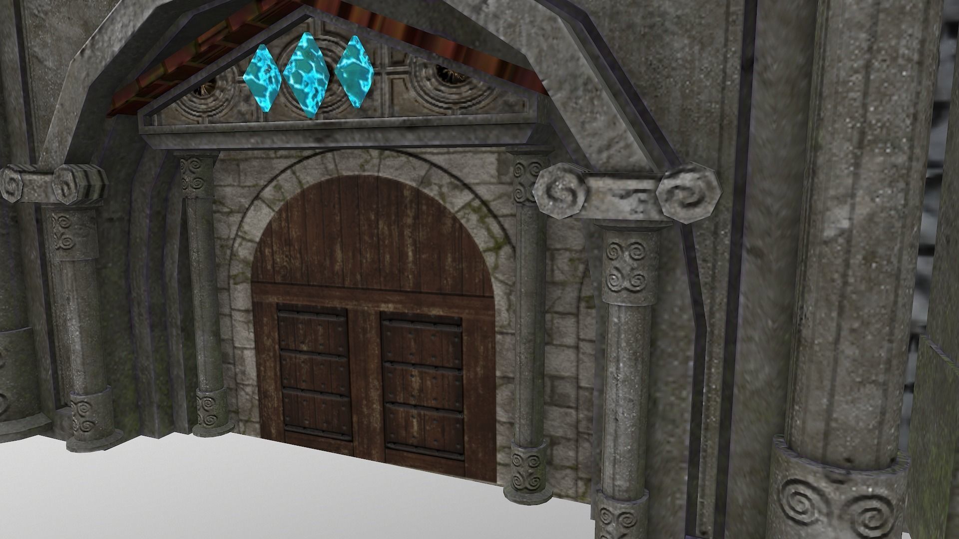  Medieval Castle Level 20 3D model_10