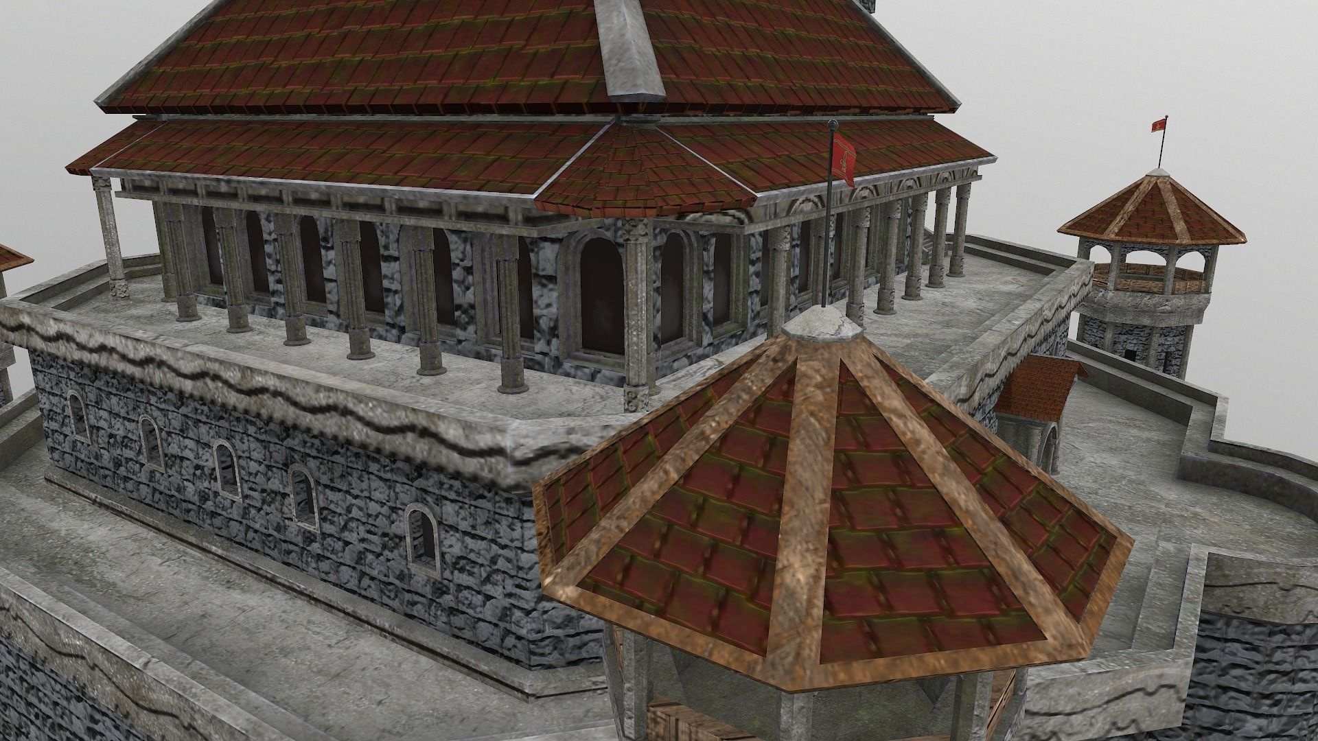  Medieval Castle Level 20 3D model_15