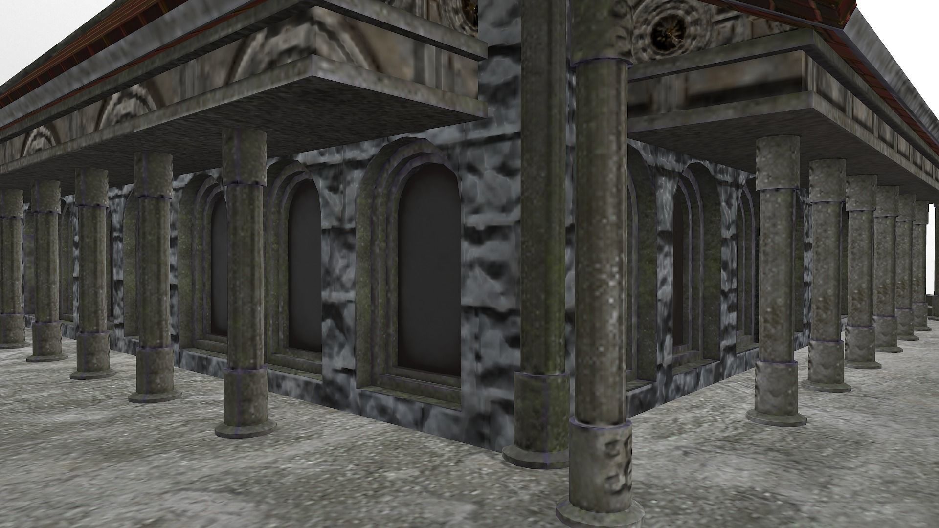  Medieval Castle Level 20 3D model_16