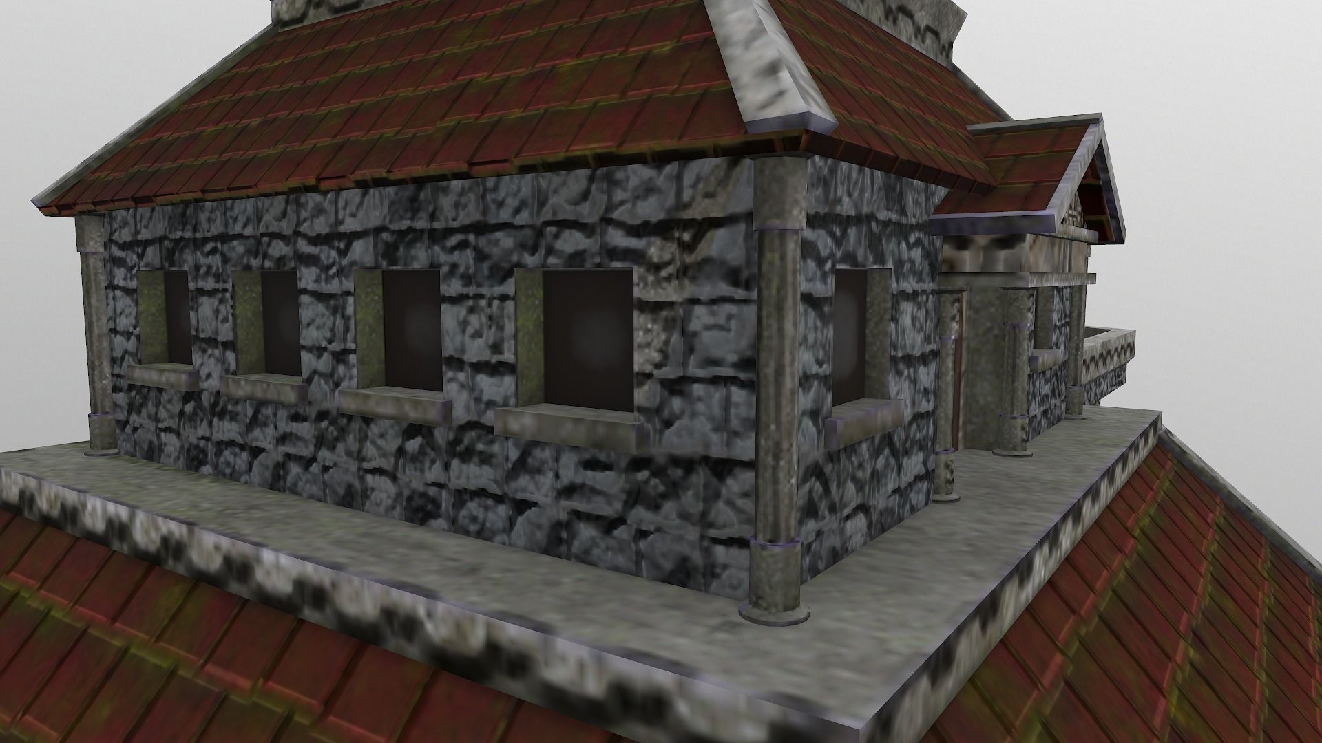  Medieval Castle Level 20 3D model_22