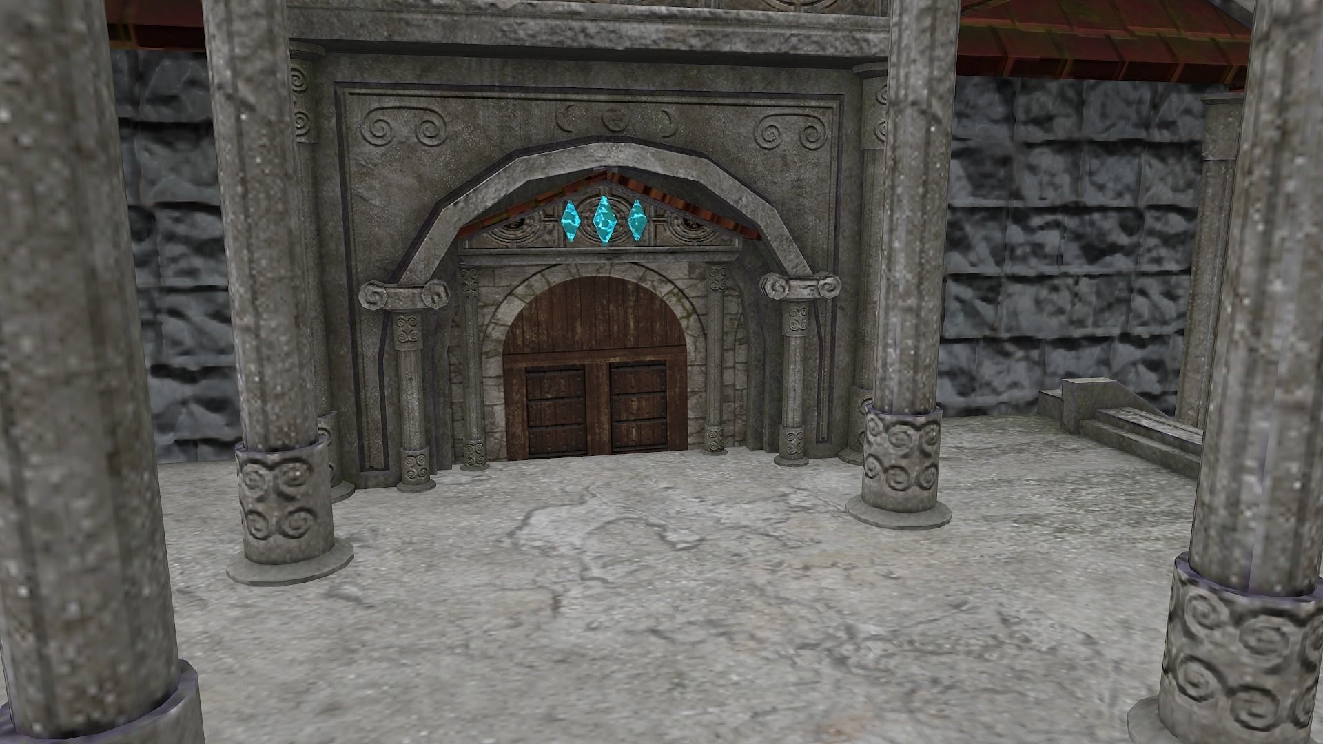  Medieval Castle Level 20 3D model_19