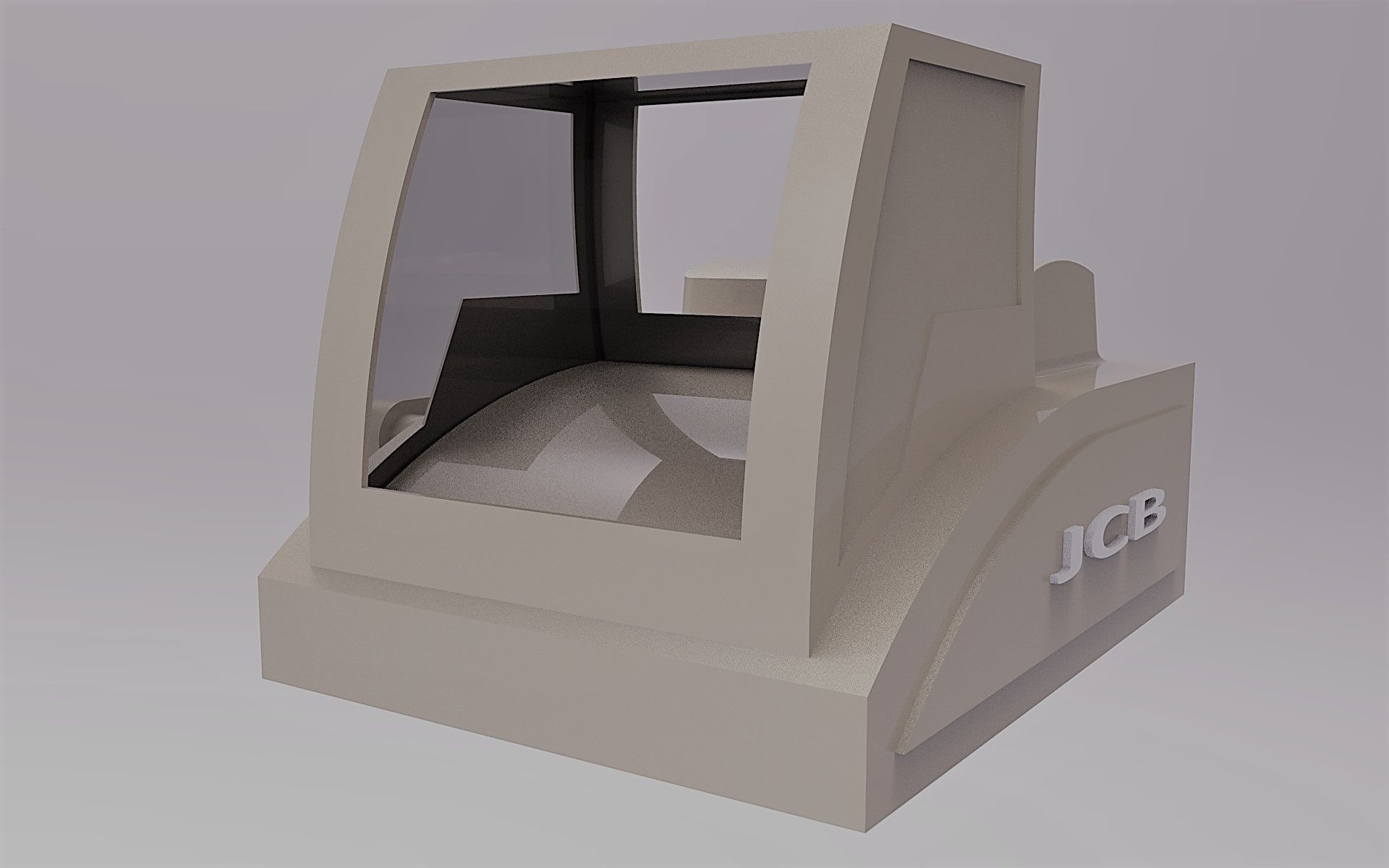 Mini Excavator 3D model_36