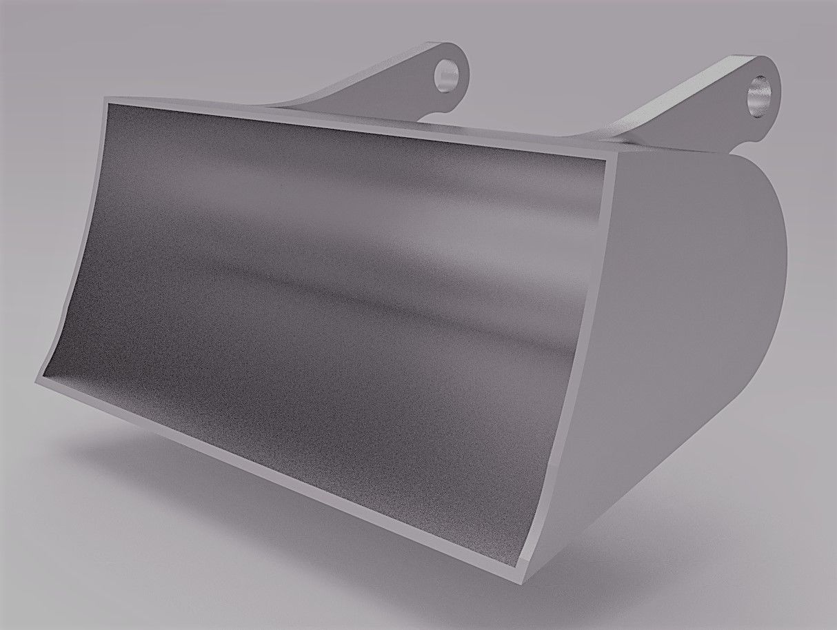 Mini Excavator 3D model_5