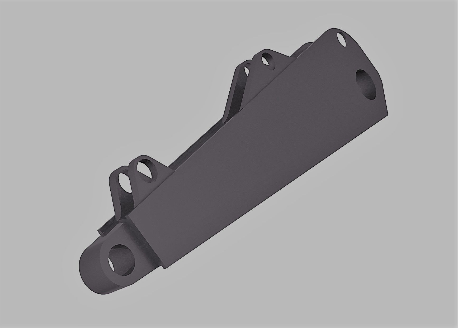 Mini Excavator 3D model_27