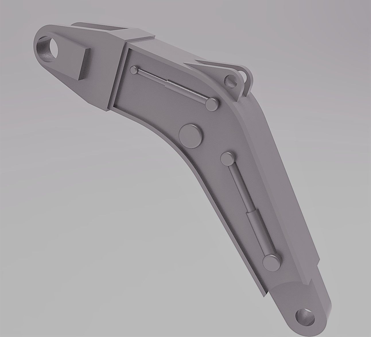 Mini Excavator 3D model_30