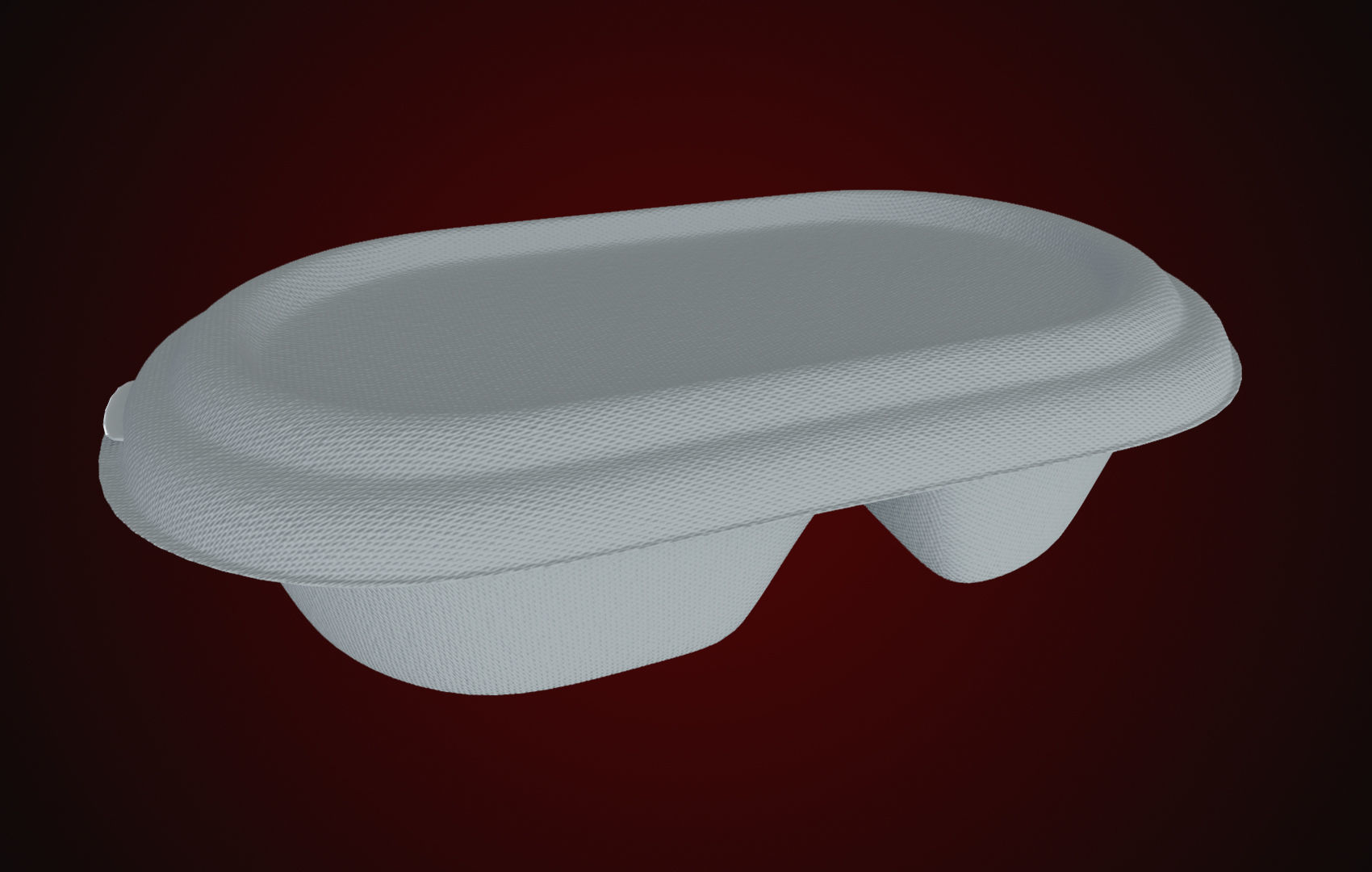 Styrofoam Disposable - Food Container 3D model_5