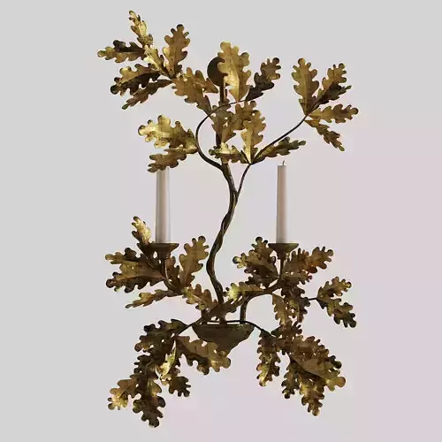 Oak Leaf Wall Lamp 