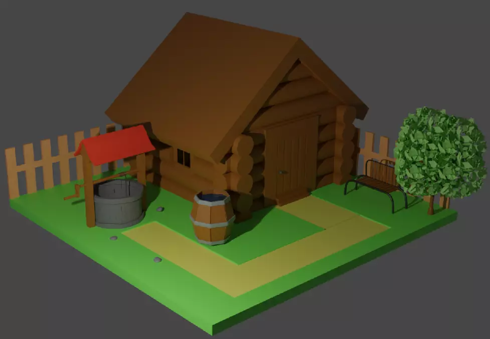 Country house Free 3D model