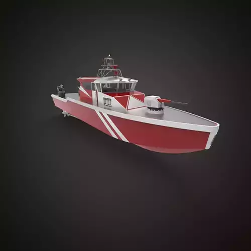 Red Patrol boat and SAR Boat