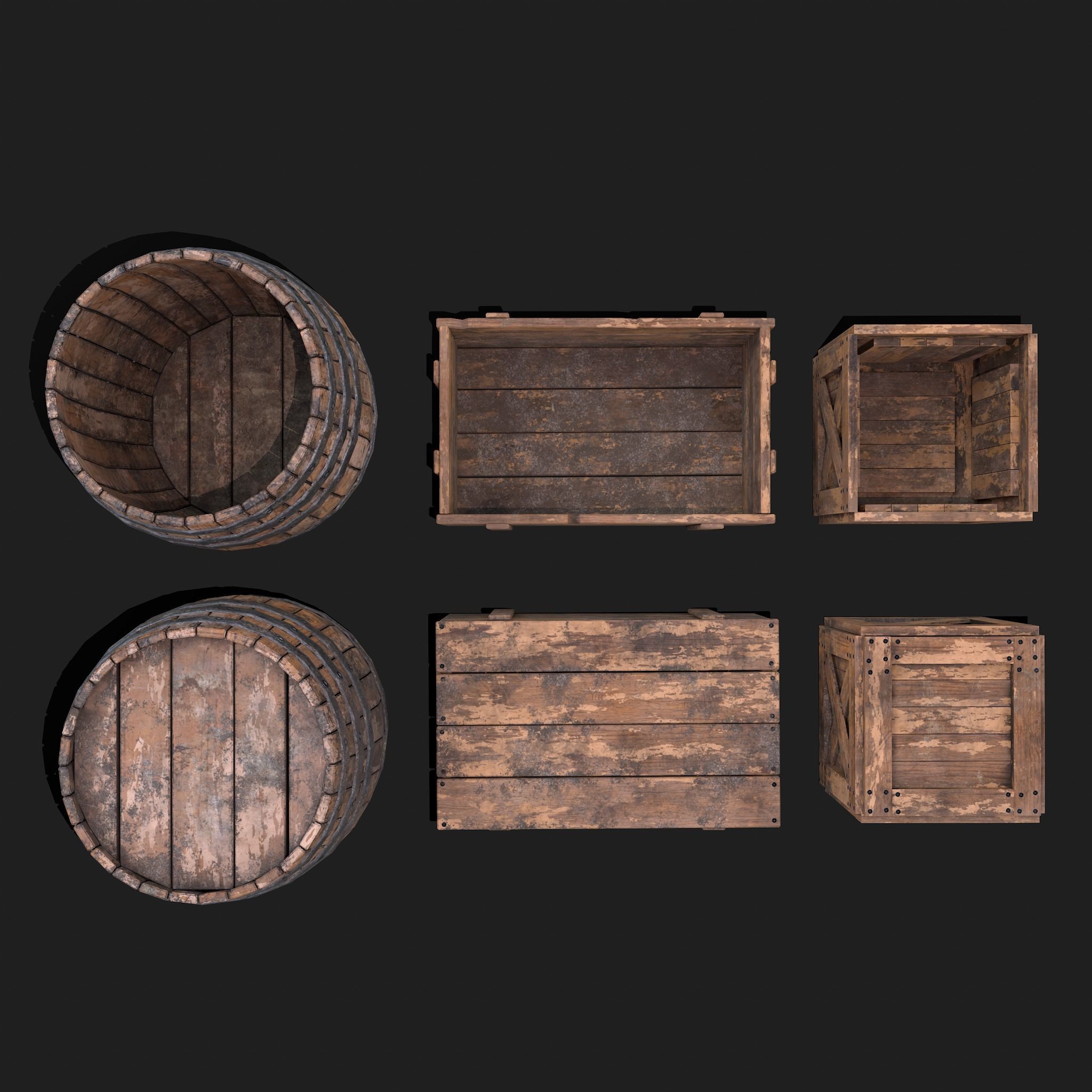 Medieval Exterior Decor 3D Model Collection_56