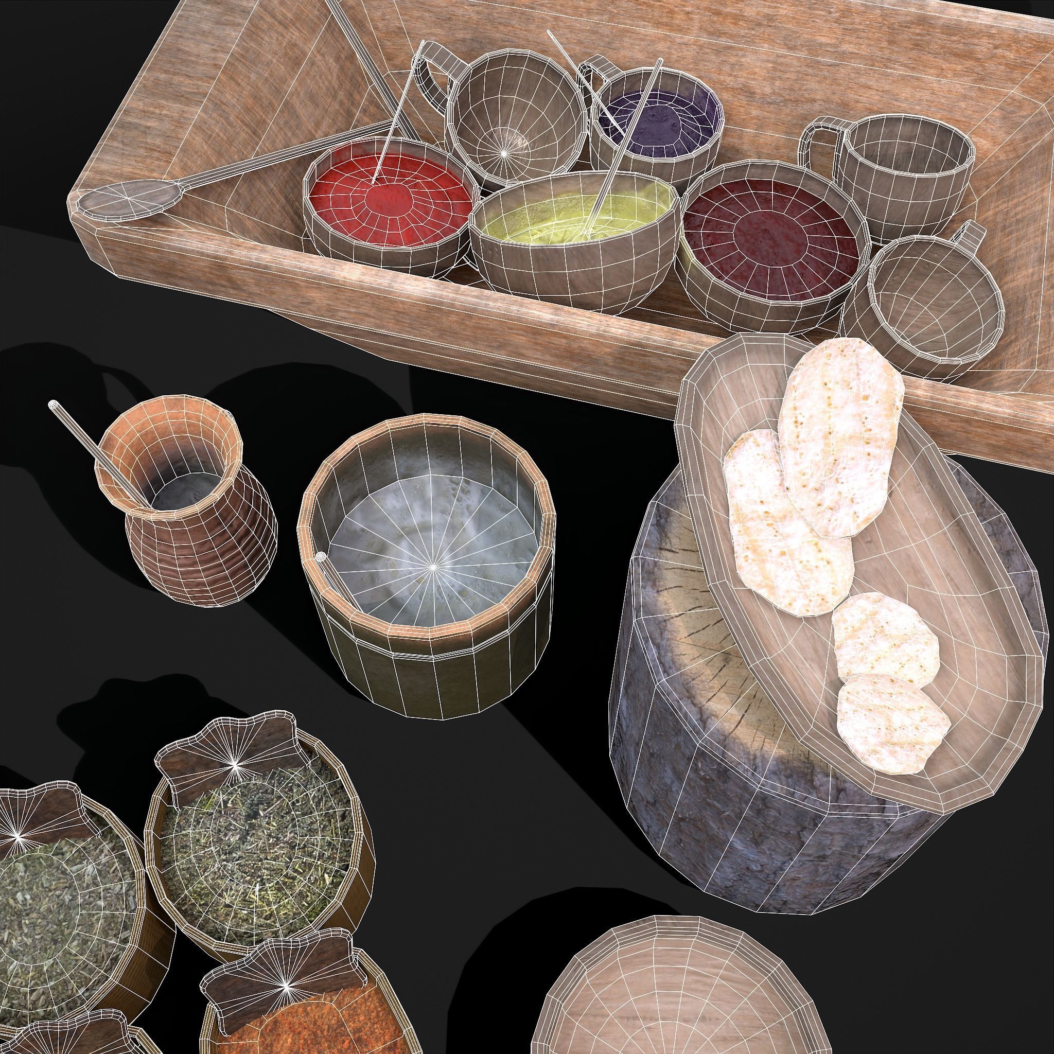 Medieval Exterior Decor 3D Model Collection_33