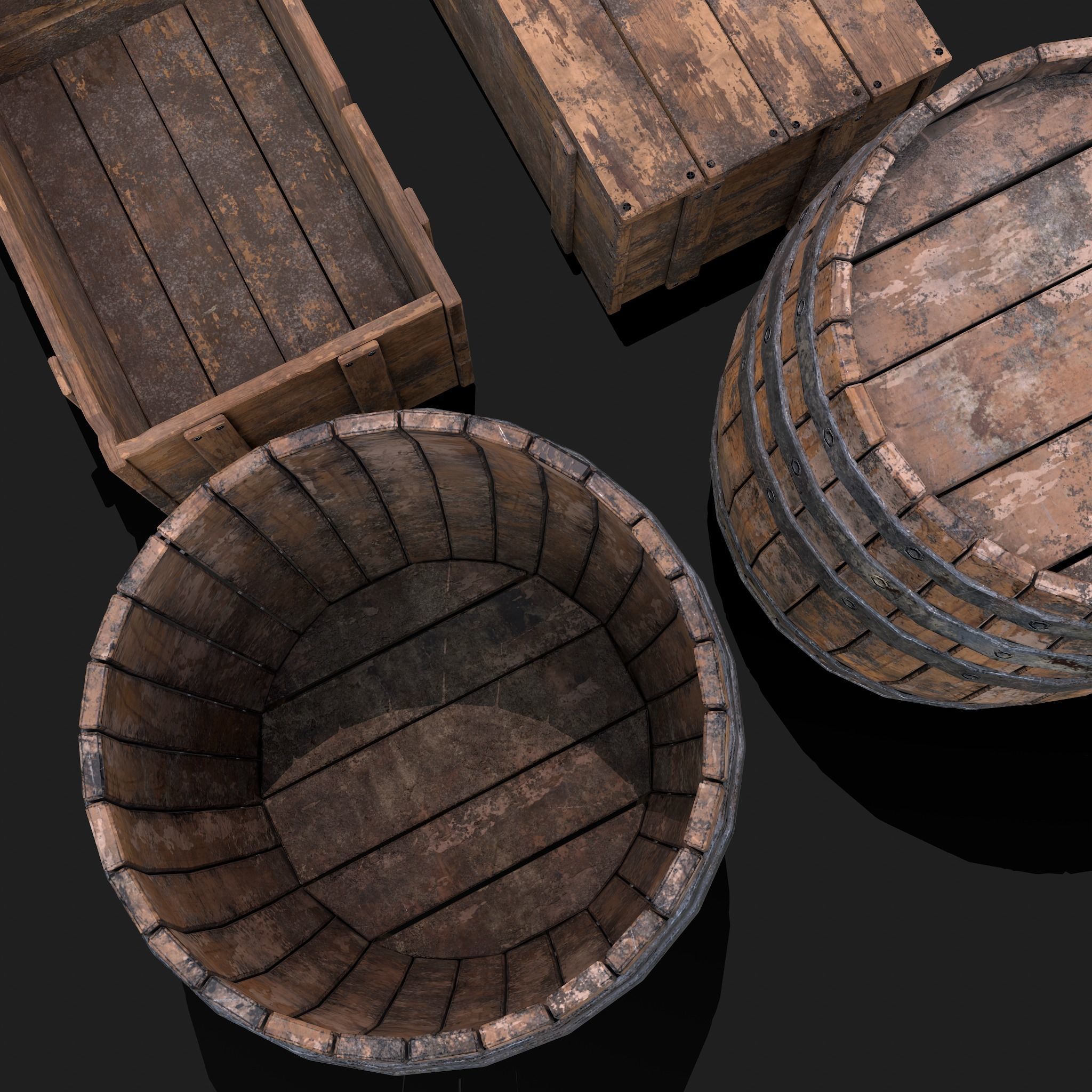 Medieval Exterior Decor 3D Model Collection_57