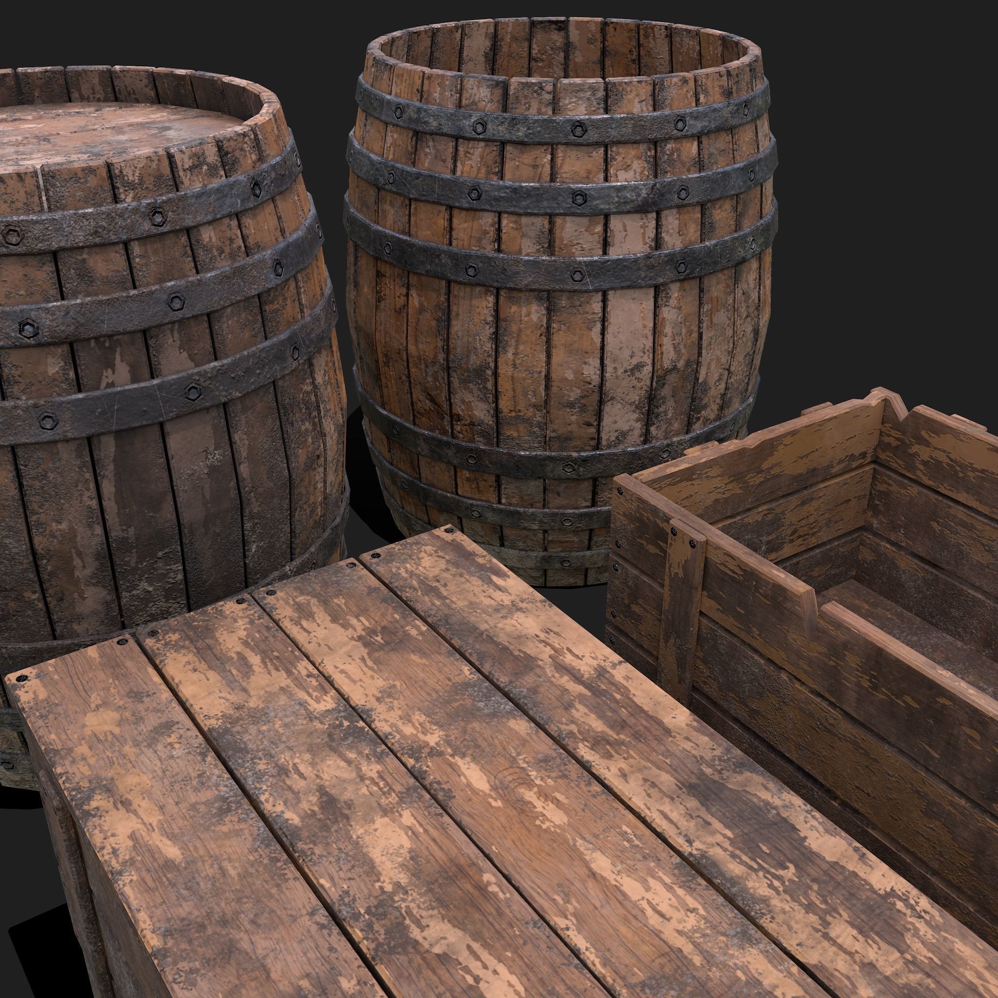 Medieval Exterior Decor 3D Model Collection_59