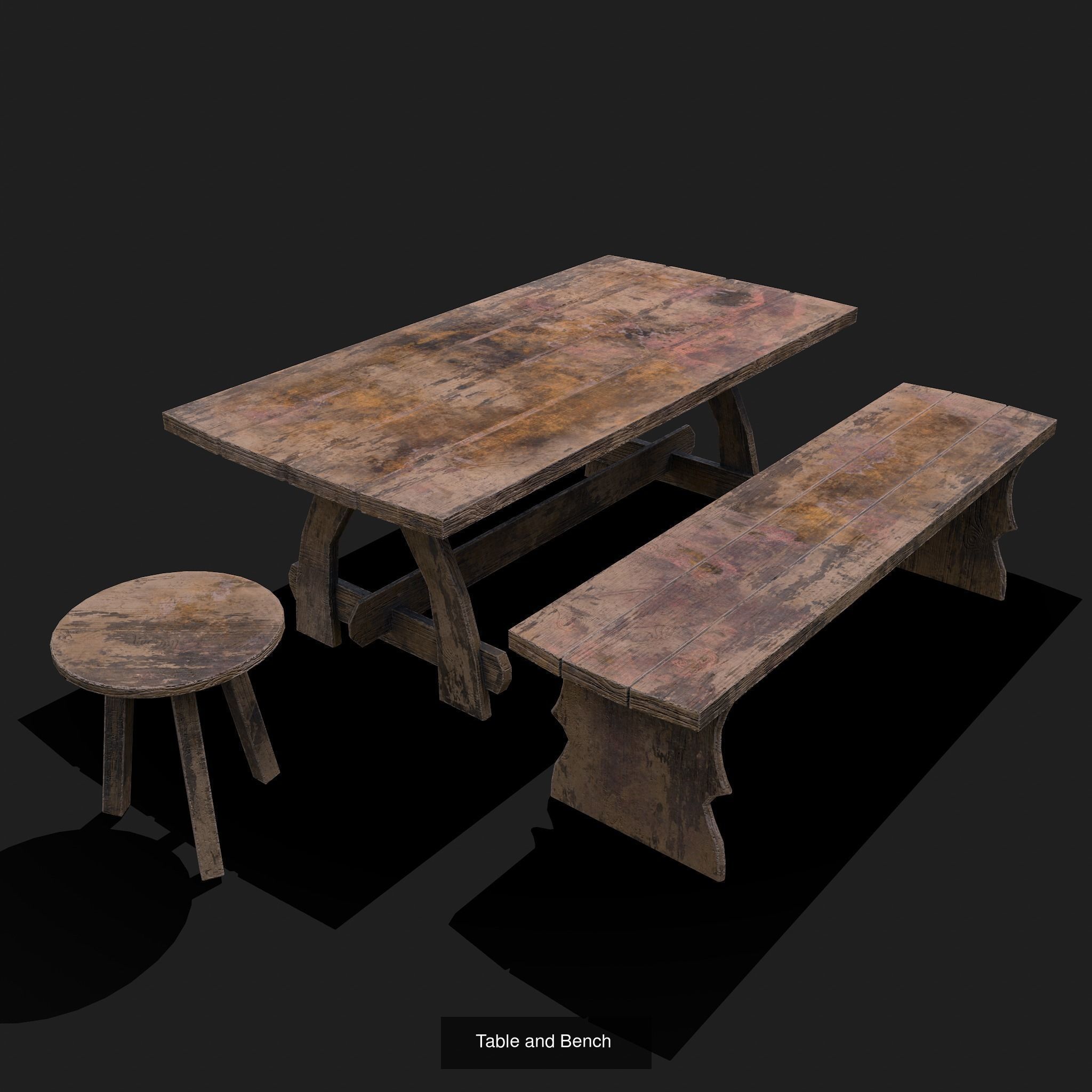 Medieval Exterior Decor 3D Model Collection_19