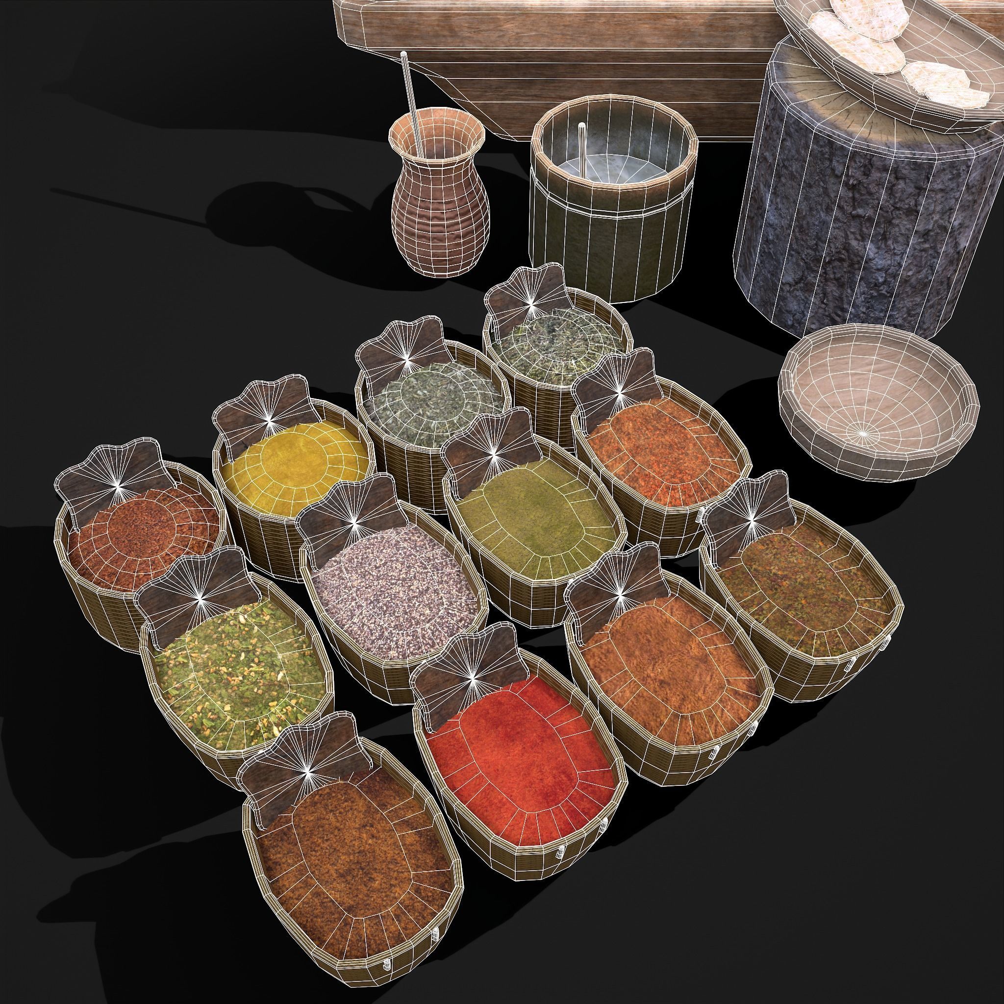 Medieval Exterior Decor 3D Model Collection_31