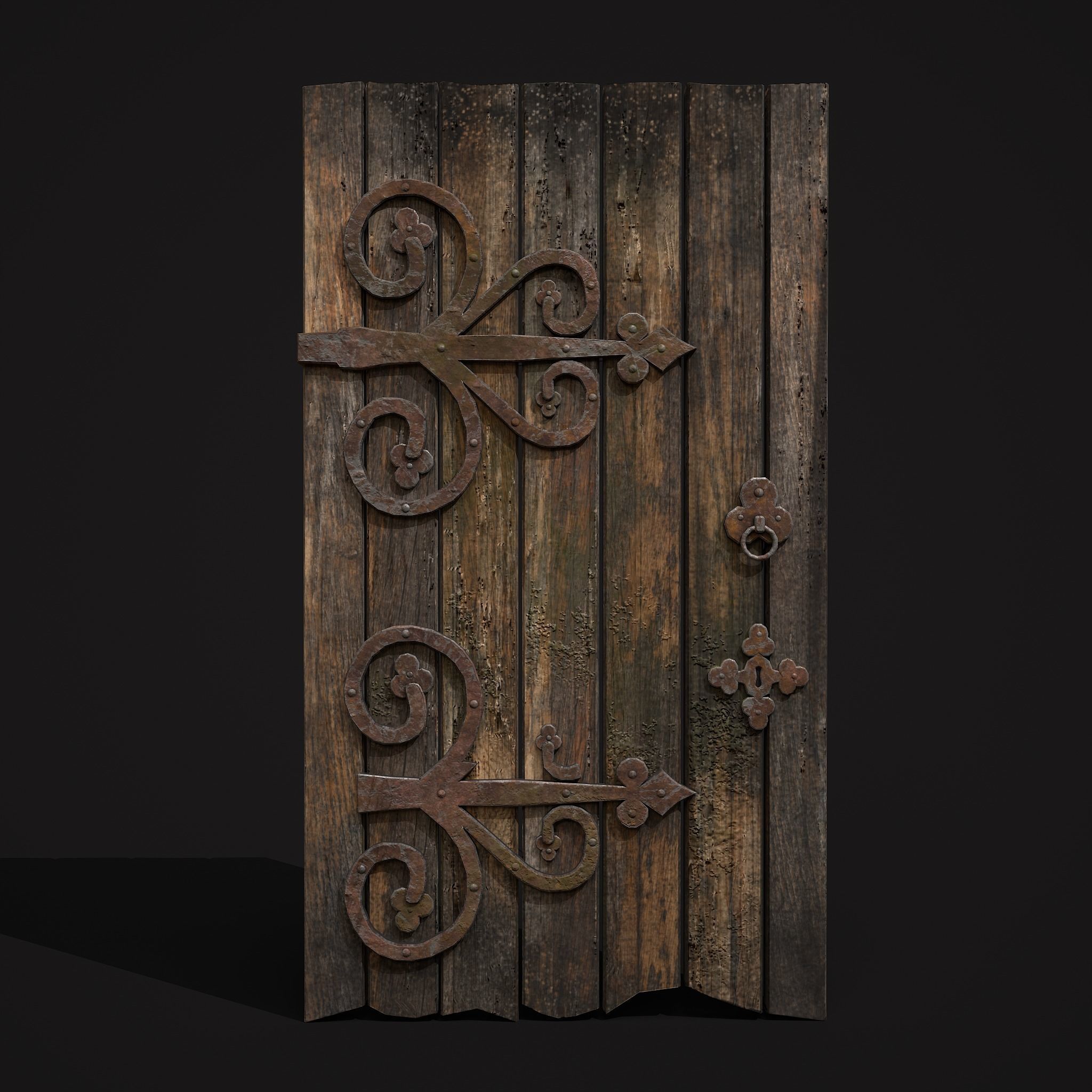 Medieval Exterior Decor 3D Model Collection_41