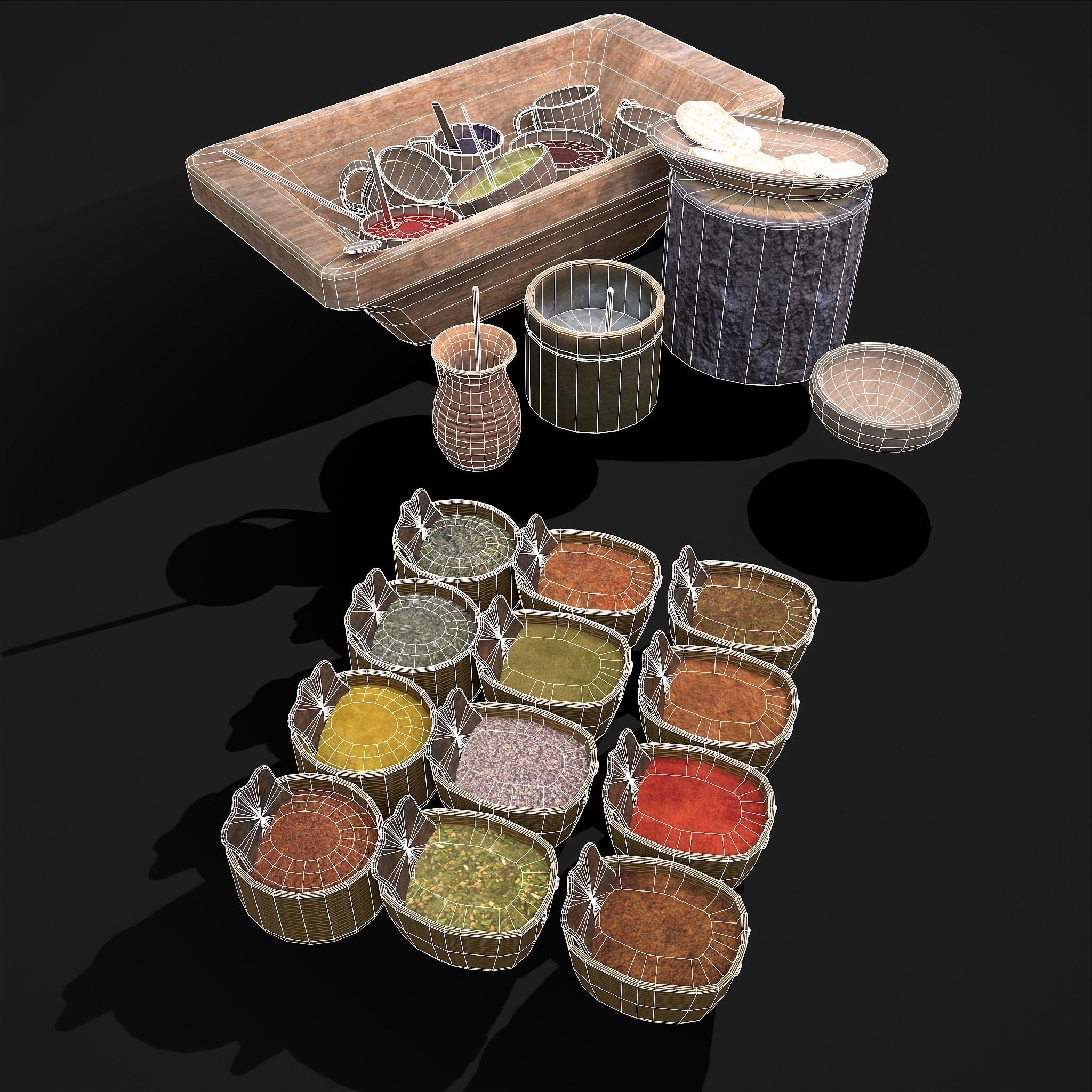 Medieval Exterior Decor 3D Model Collection_26
