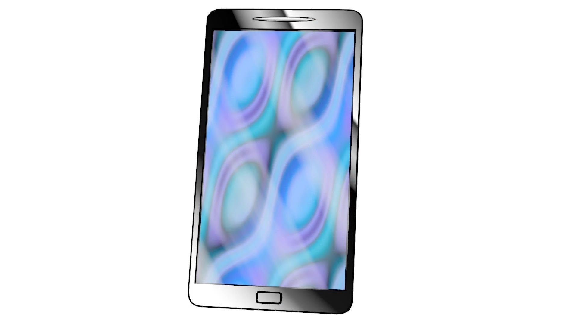 Generic Smartphone Free 3D model_9