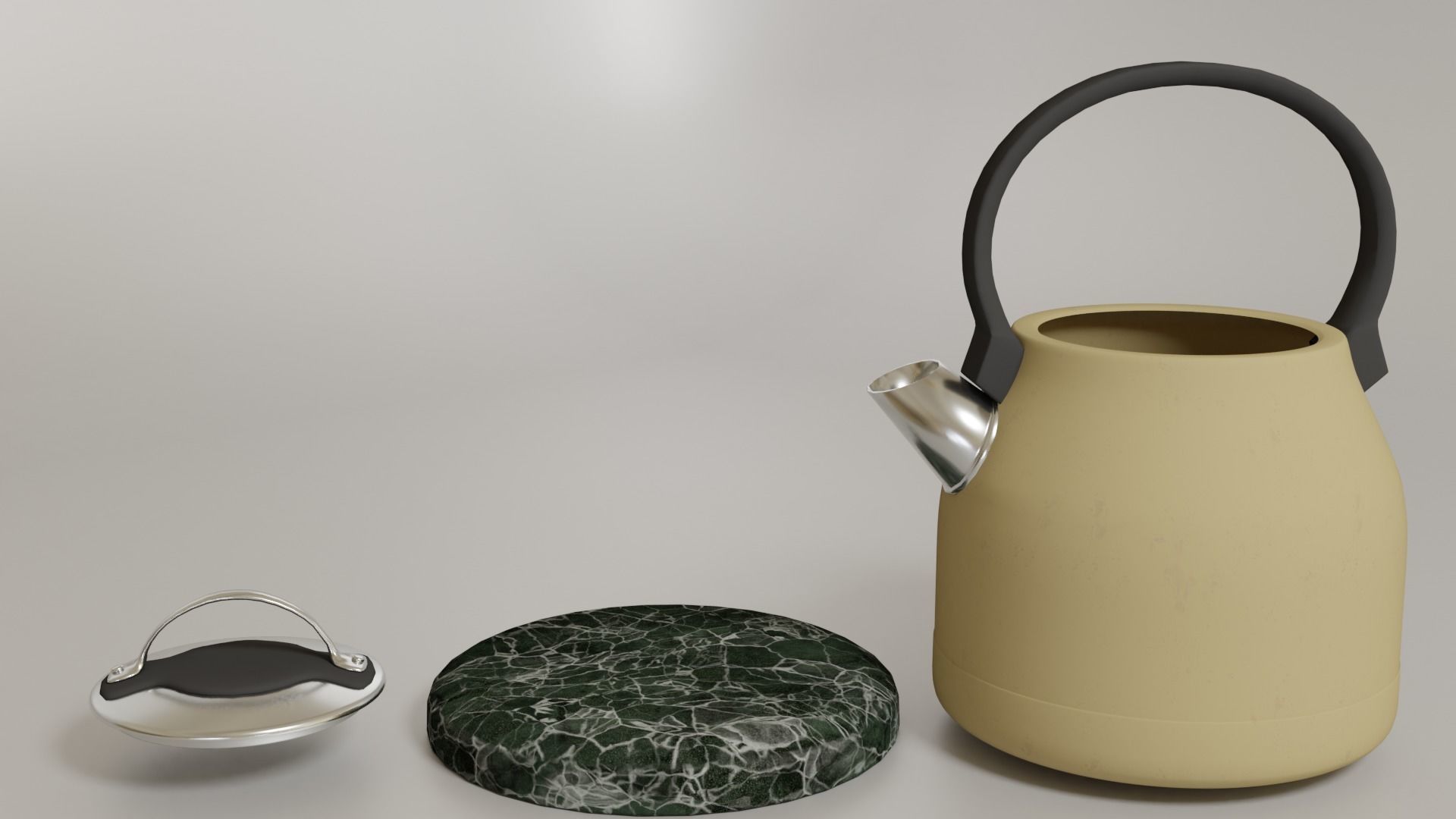 teapot on base 3D model_6