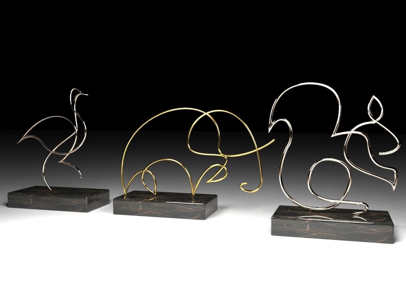 akccessories animals  3D model_6