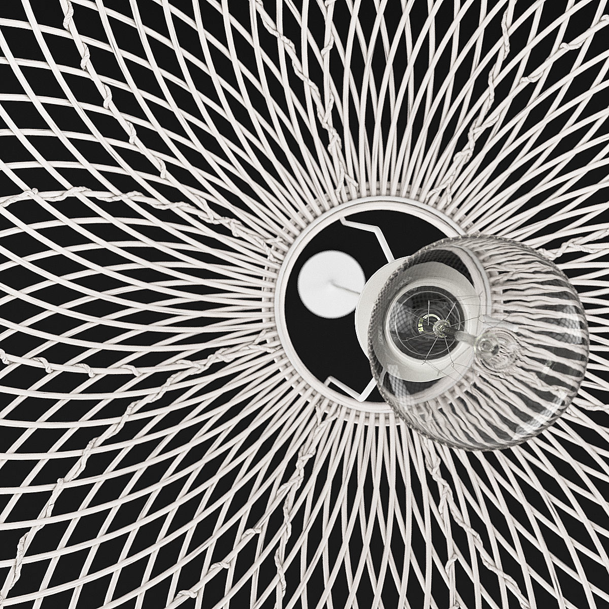 Rattan Pendant Light 3D model_8