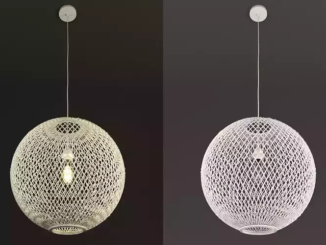 Rattan Pendant Light