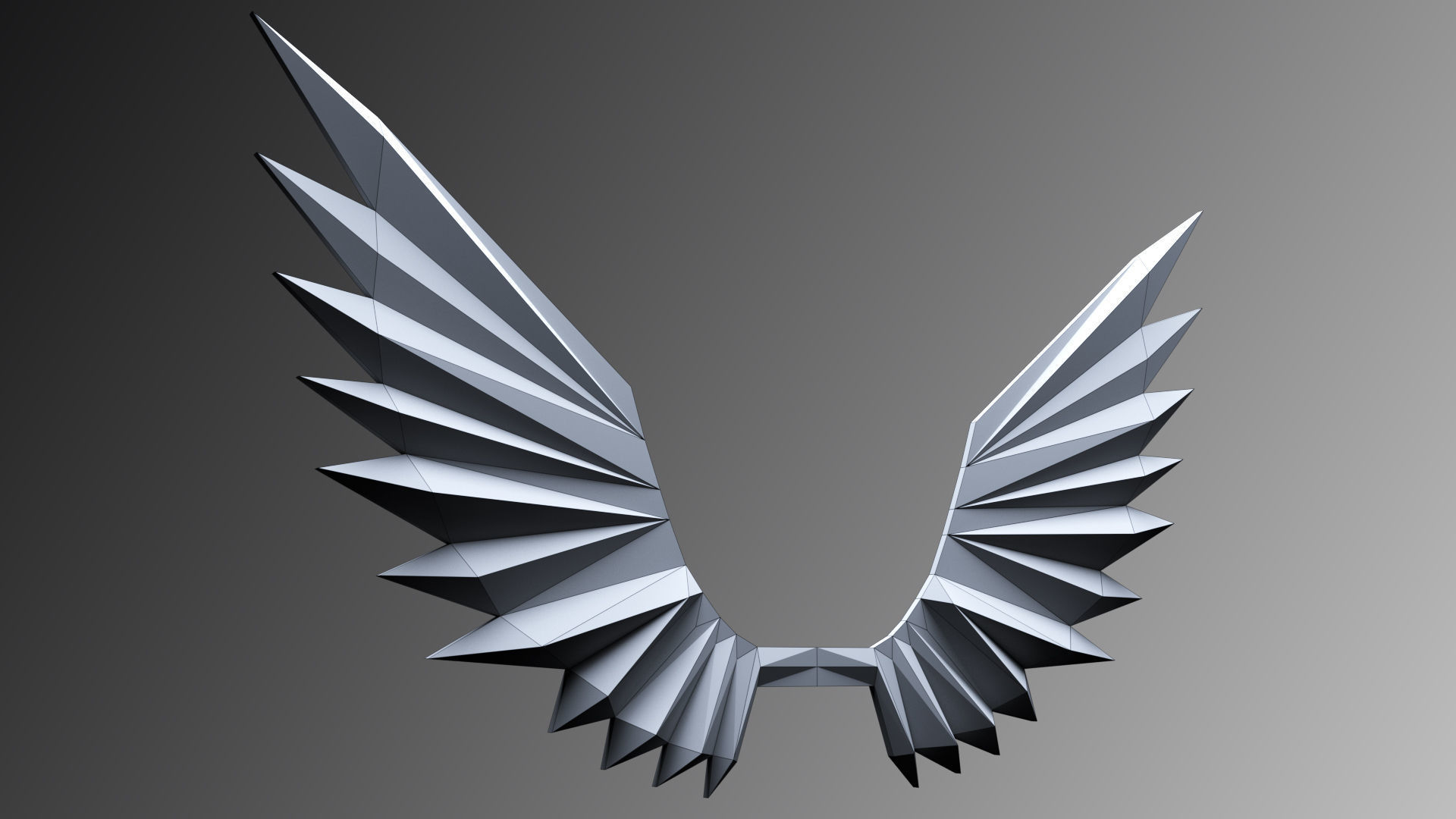 Wings Papercraft 3D 3D model_1