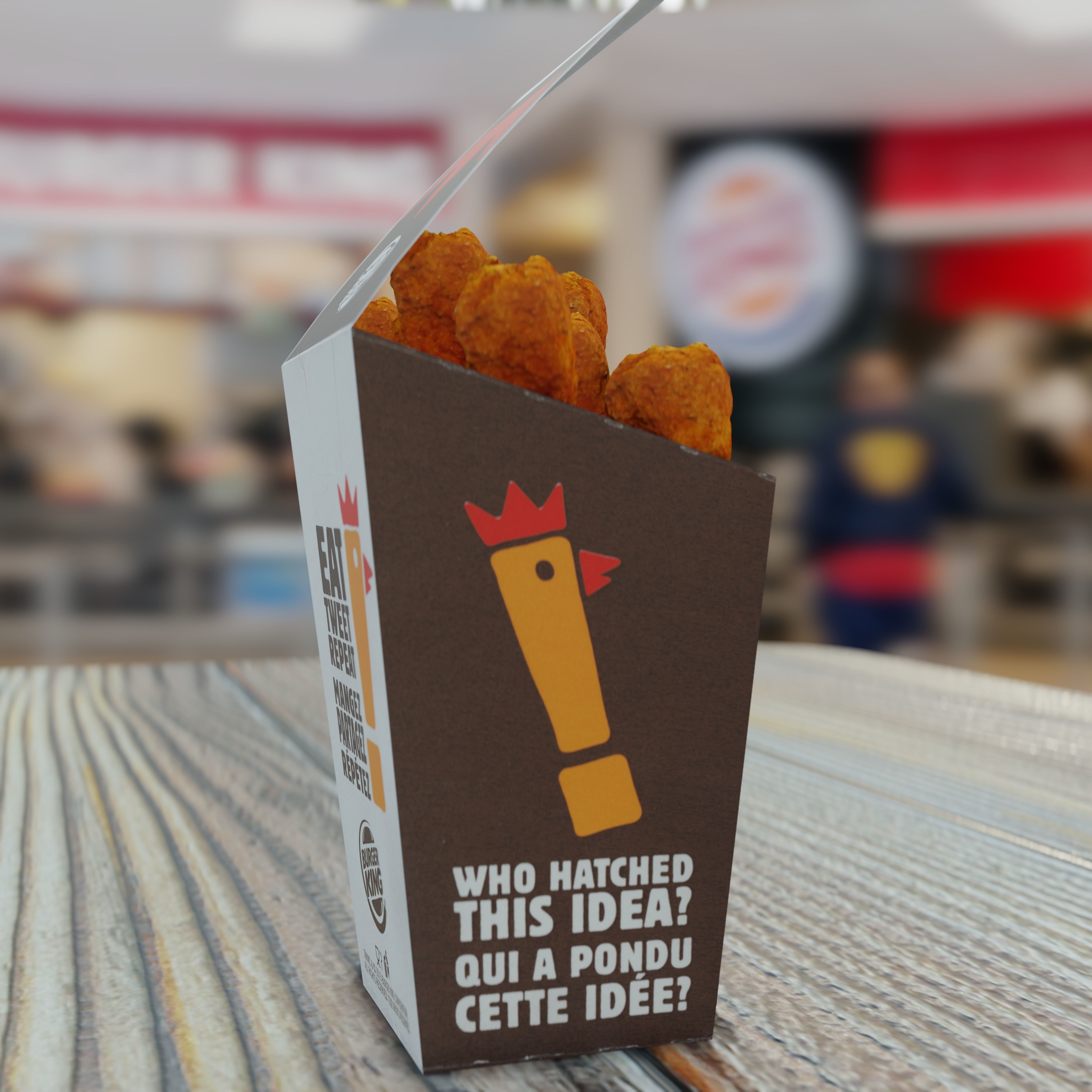Burger King Chicken Fries Photorealistic Low Poly PBR Low-poly 3D model_27