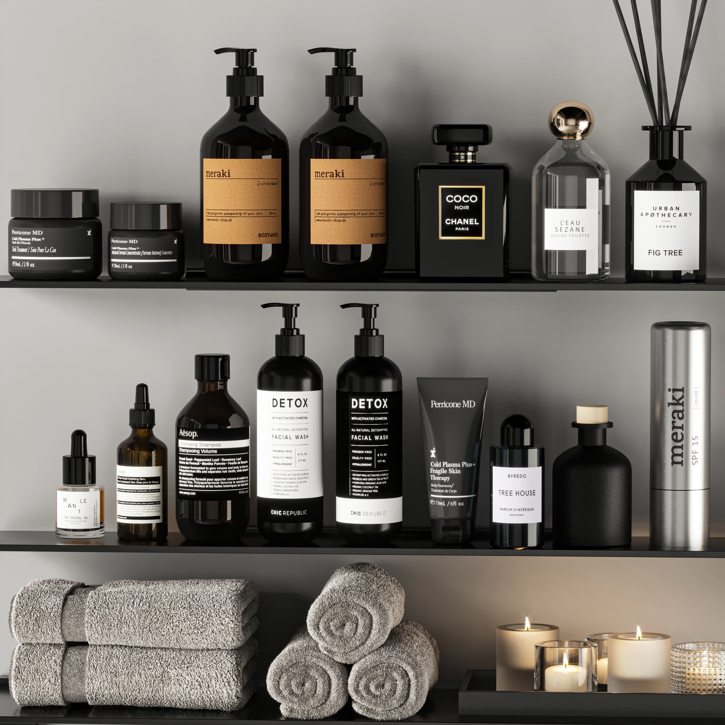 Bathroom accessories 3D model_2