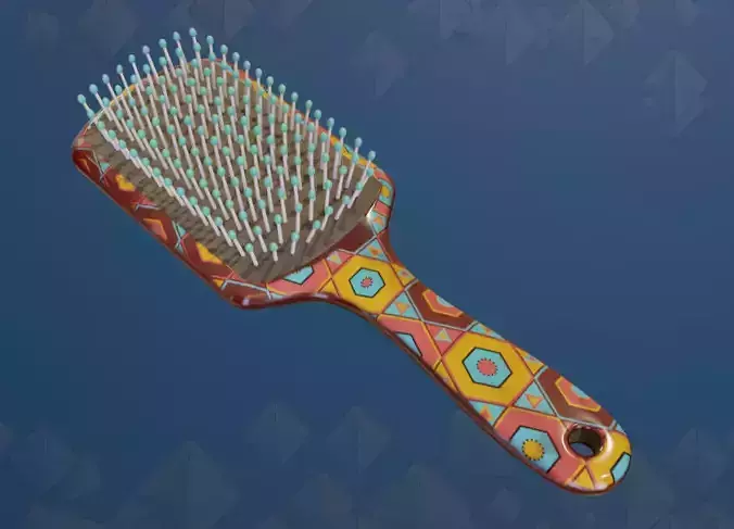 Hairbrush colorful hair brush