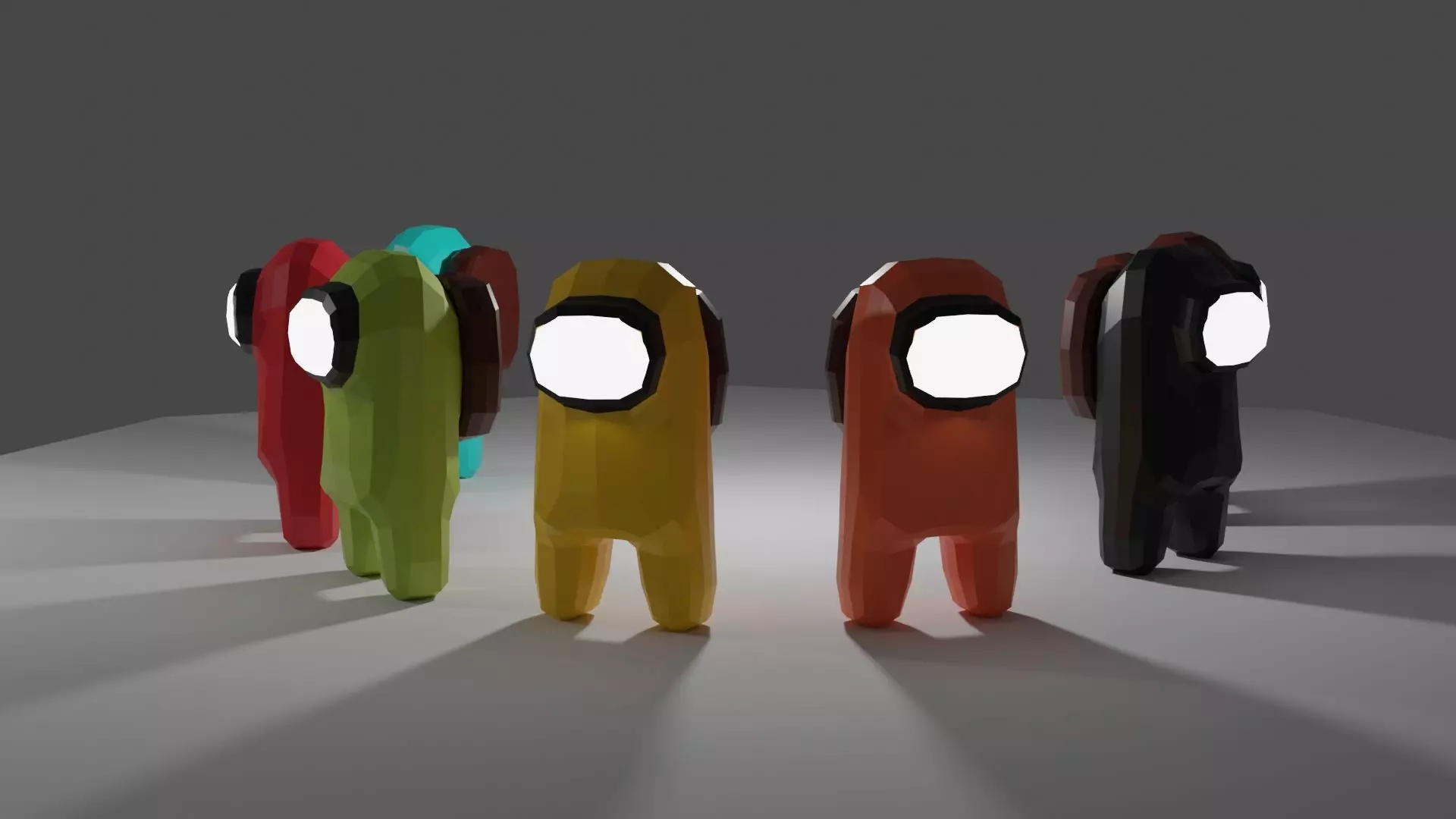 the 3d model of the characters from the game umong ass  Free 3D model_0