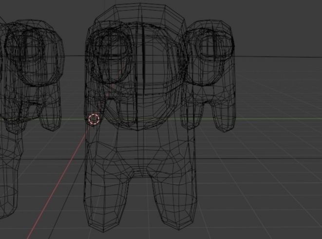 the 3d model of the characters from the game umong ass  Free 3D model_2