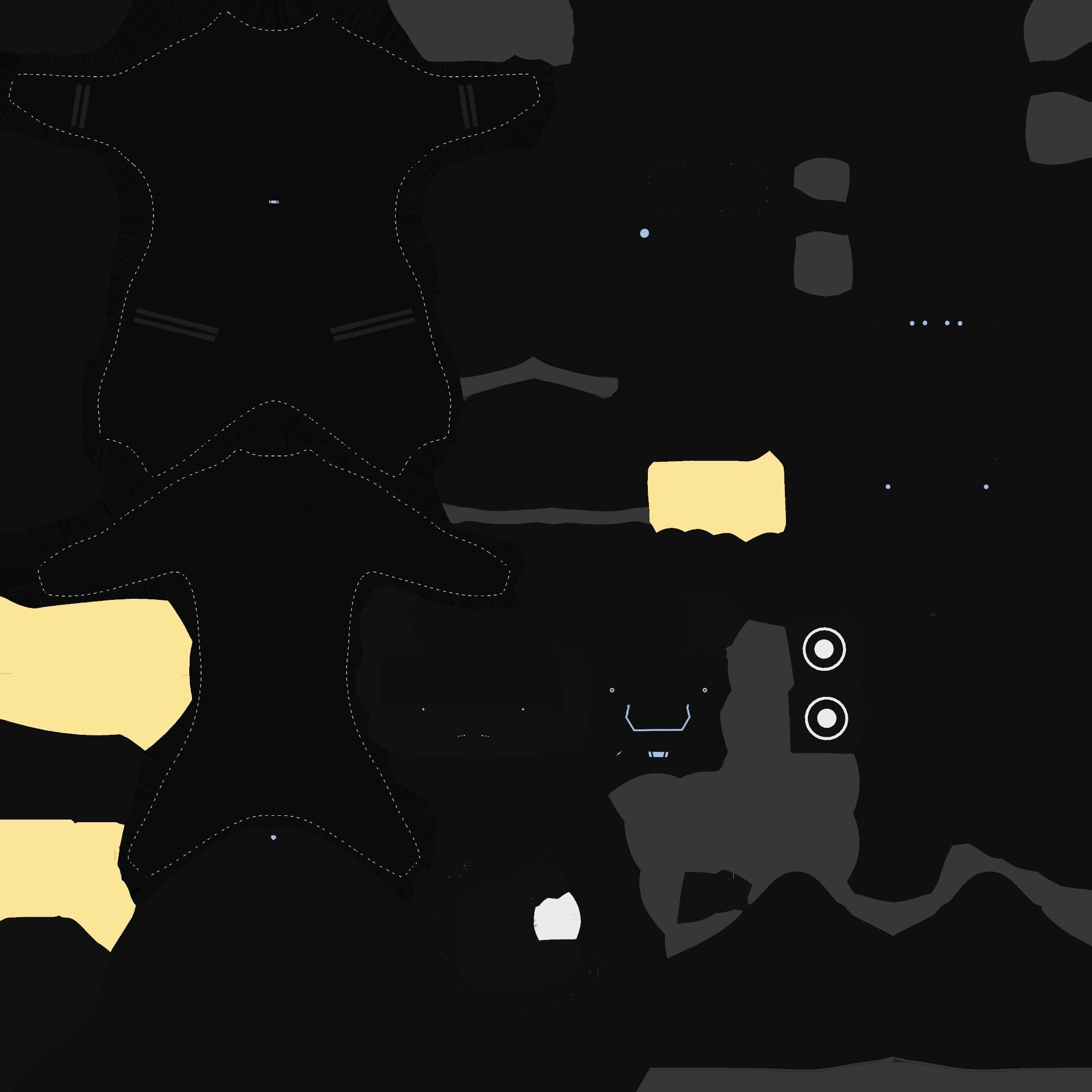 Astronaut Outfit 02 - Black - Character Design Fashion Low-poly 3D model_22