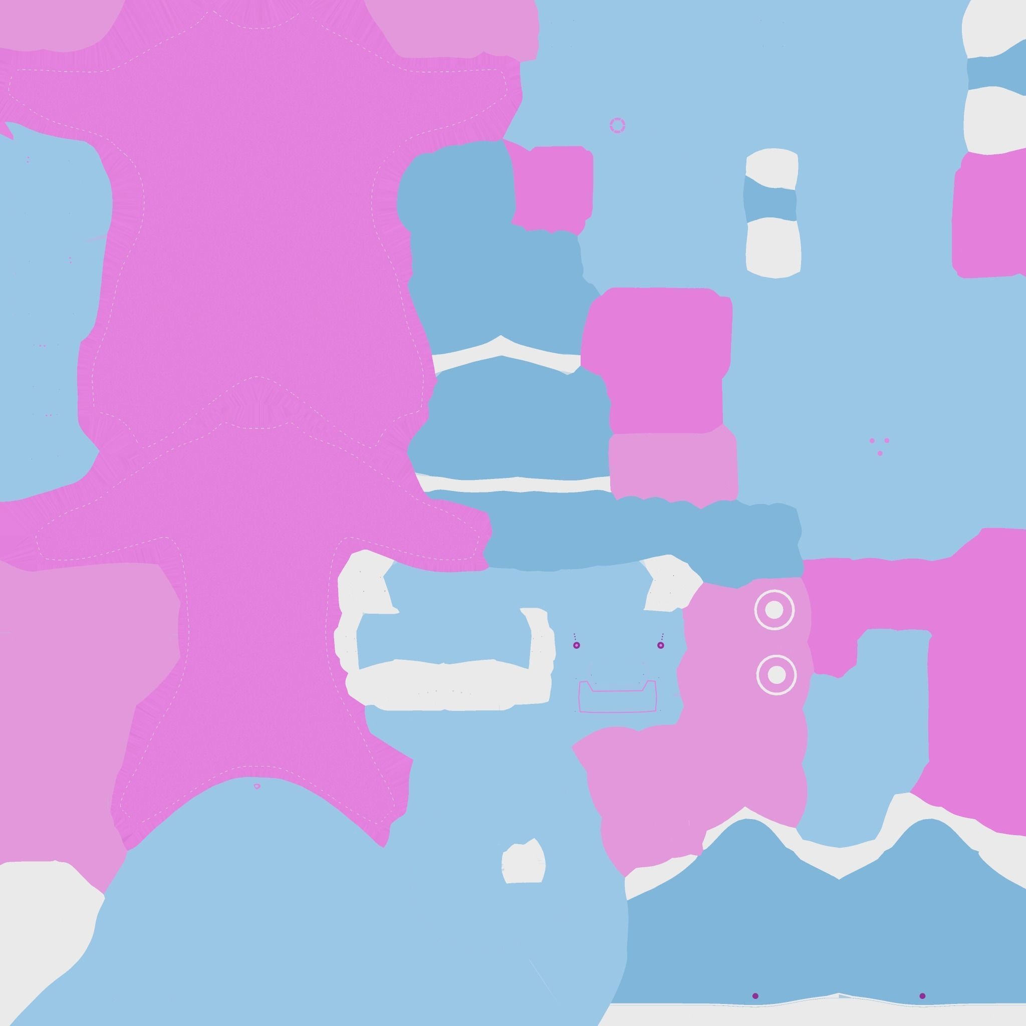 Astronaut Outfit 04 - Pink Female - Character Design Fashion Low-poly 3D model_21