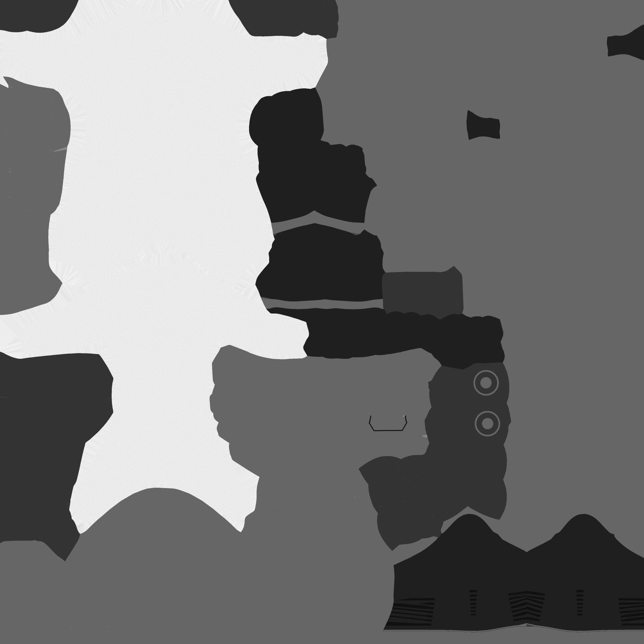 Astronaut Outfit 04 - Pink Female - Character Design Fashion Low-poly 3D model_19