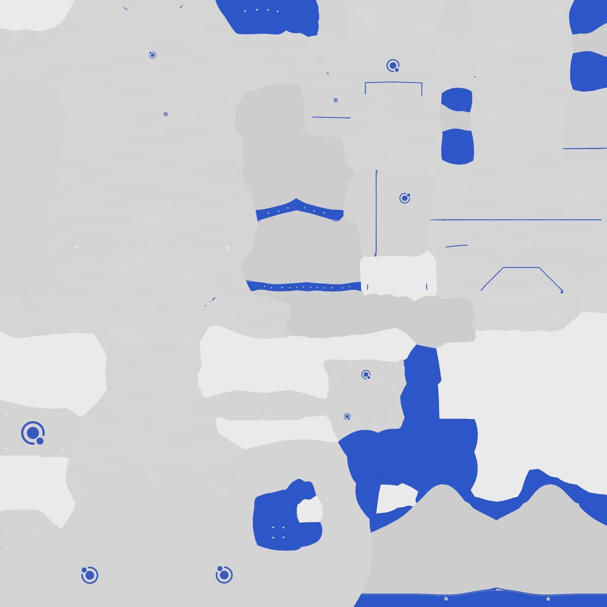 Astronaut Outfit 05 - White Blue - Character Design Fashion Low-poly 3D model_20