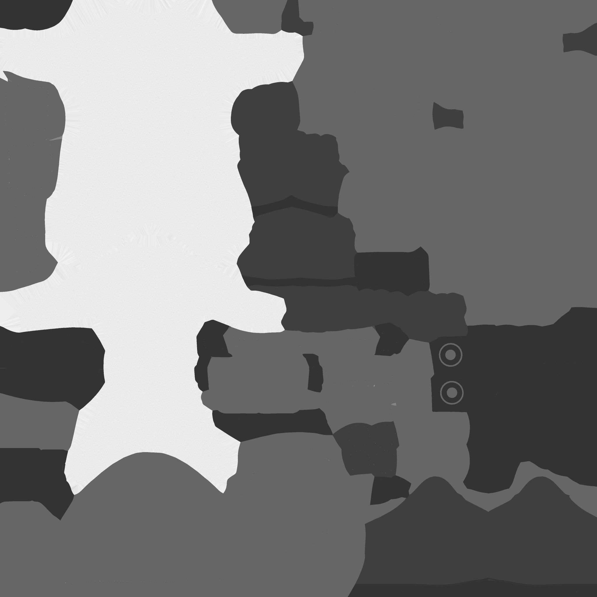 Astronaut Outfit 06 - Purple Gold - Character Design Fashion Low-poly 3D model_18