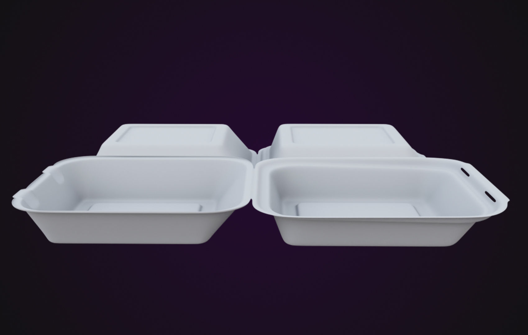 Cardboard paper - Disposable Container 3D model_17