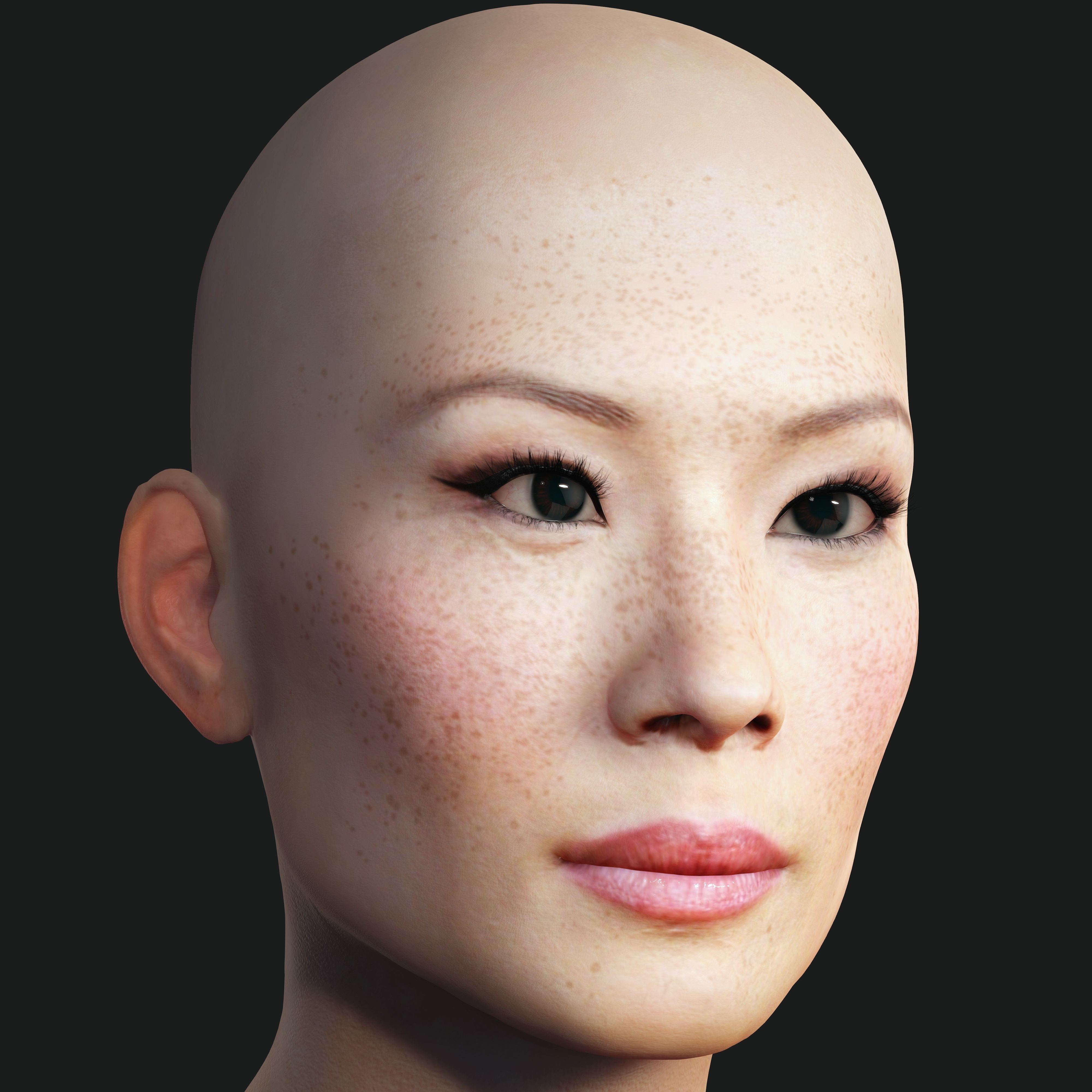 LUVY LIU 3D MODEL CELEBRITY 3D model_1