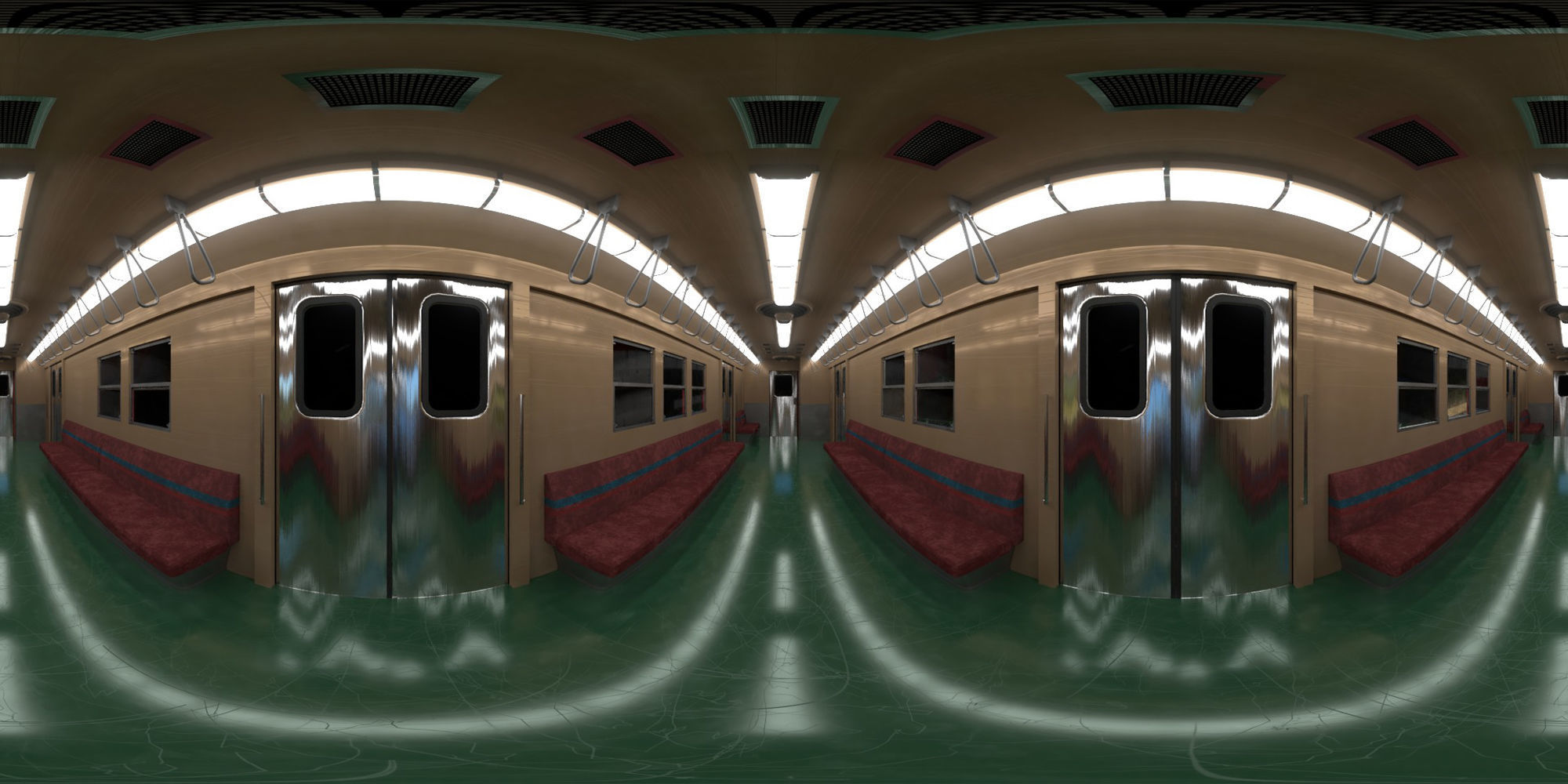 R33 NYC Subway Car V2 3D 3D model_3