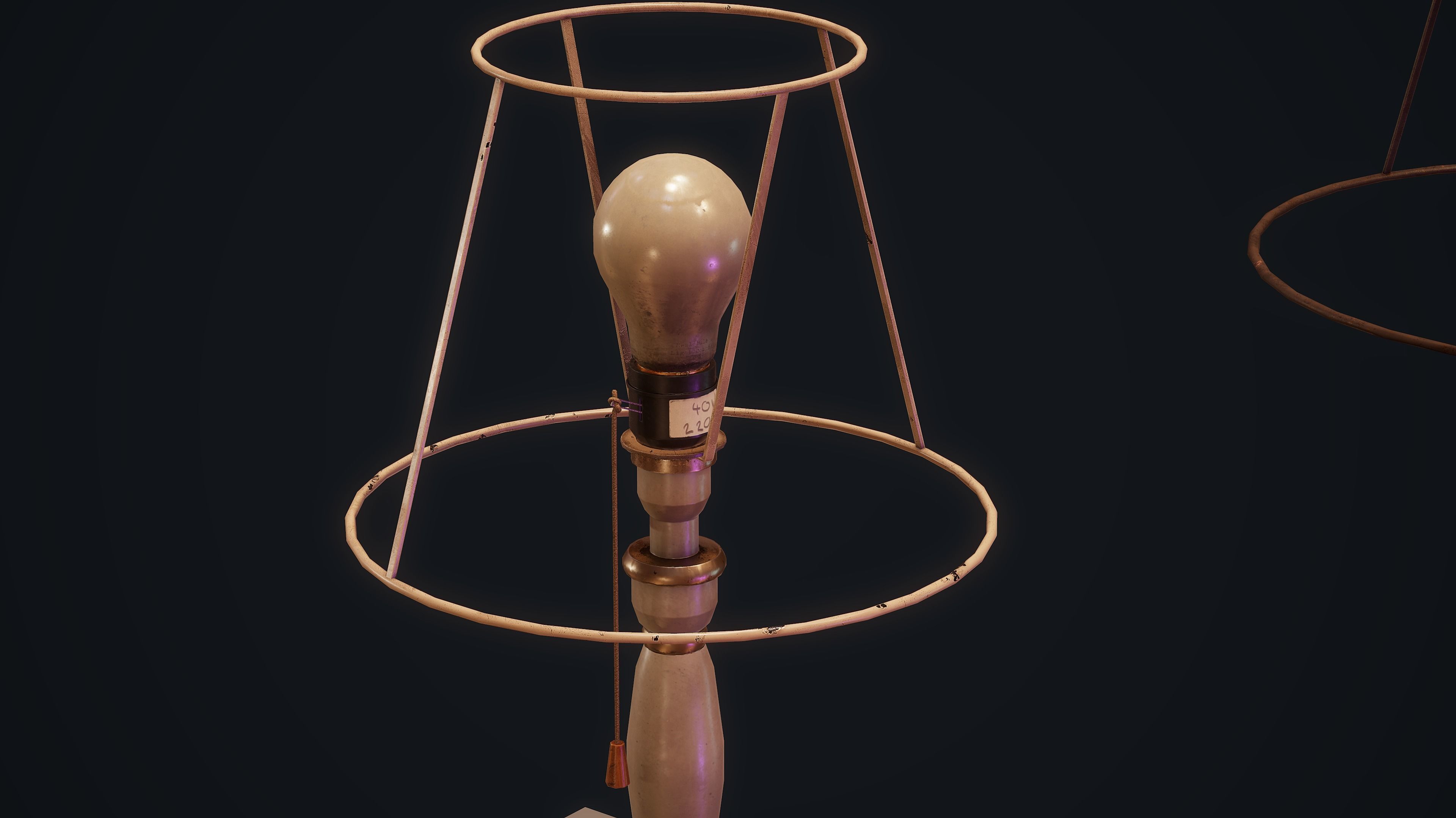 Old Lamps - PBR Low-poly 3D model_11