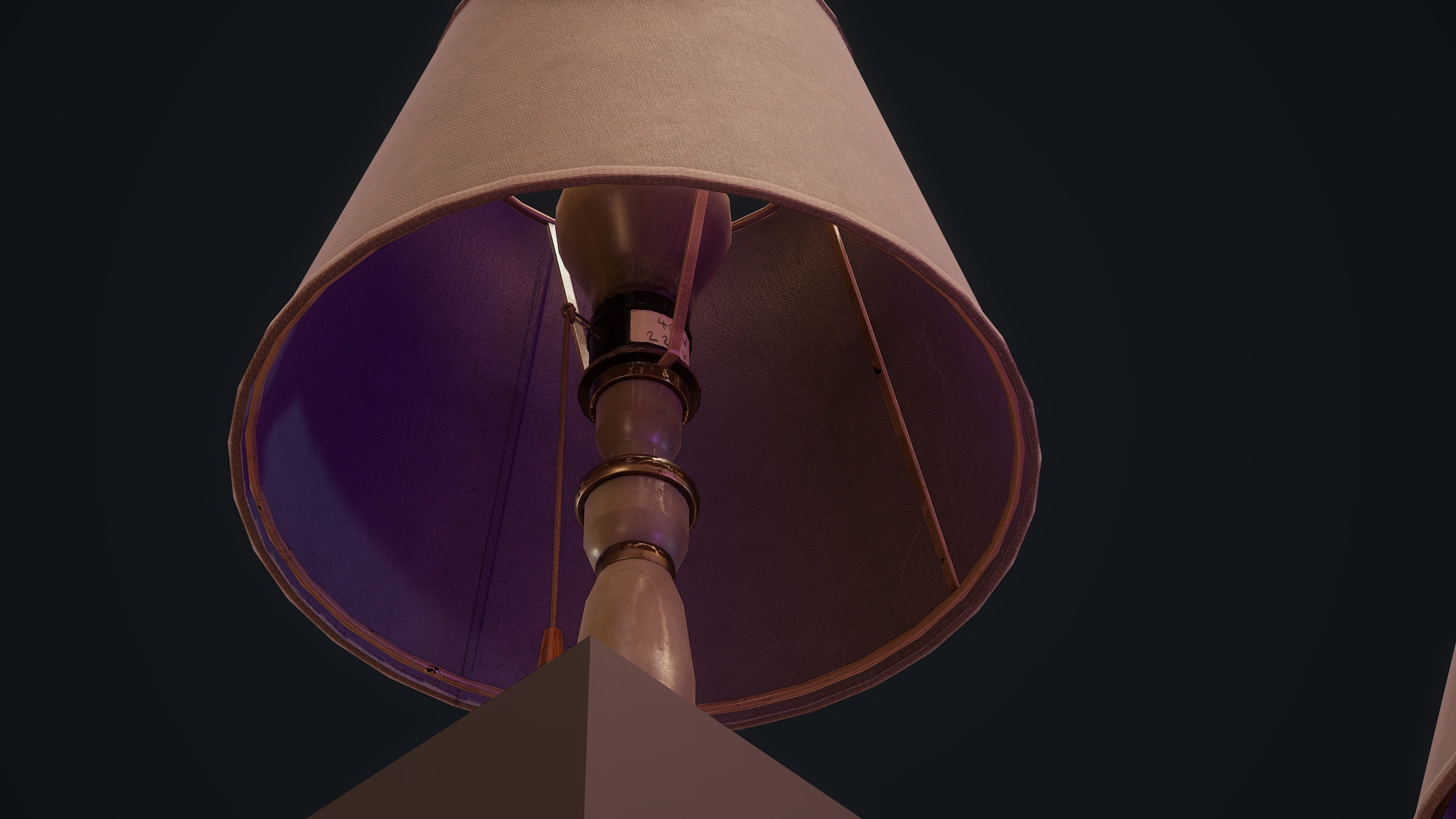 Old Lamps - PBR Low-poly 3D model_10