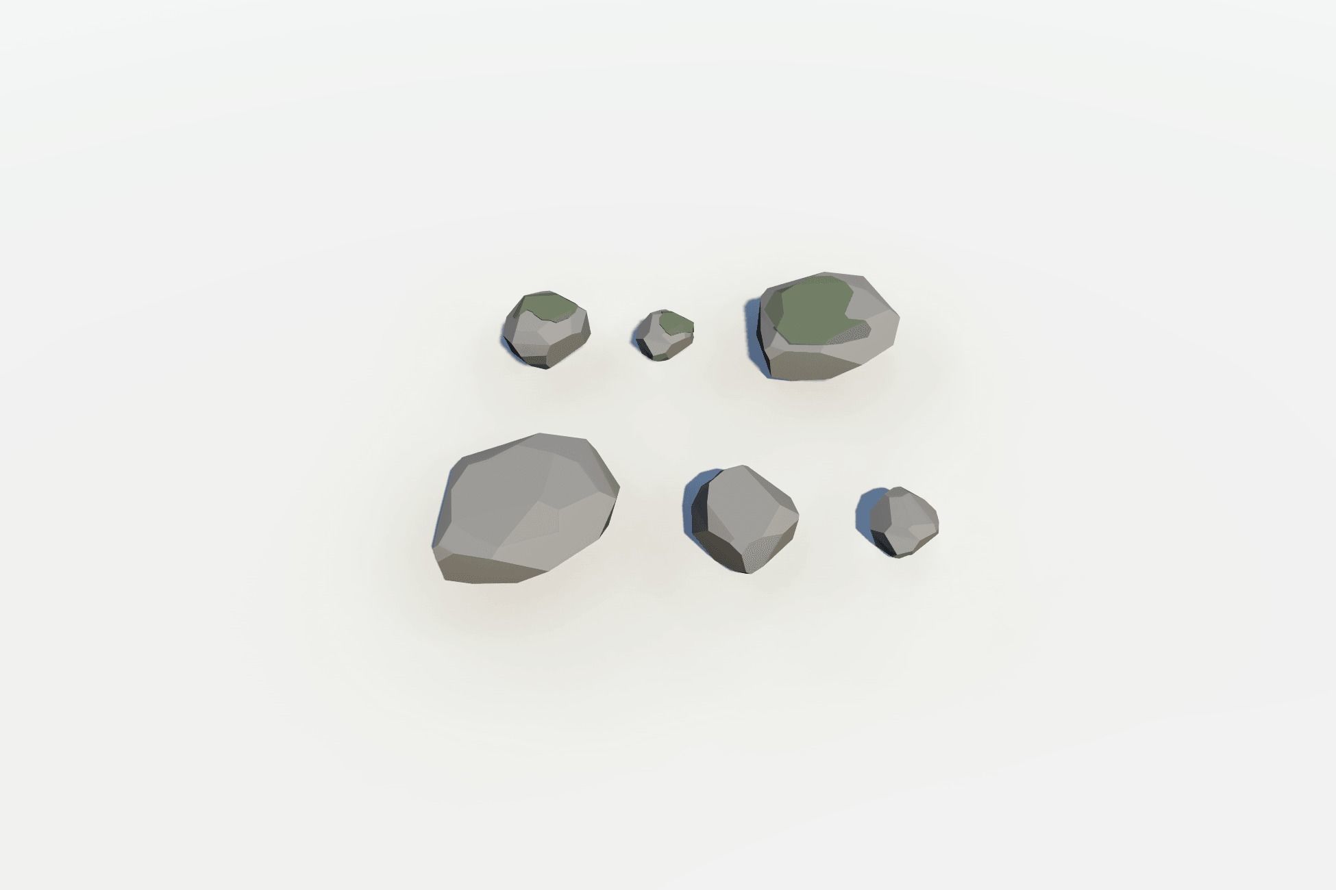 The City Ruins - LowPoly Post Apocalyptic Environment Low-poly 3D model_26