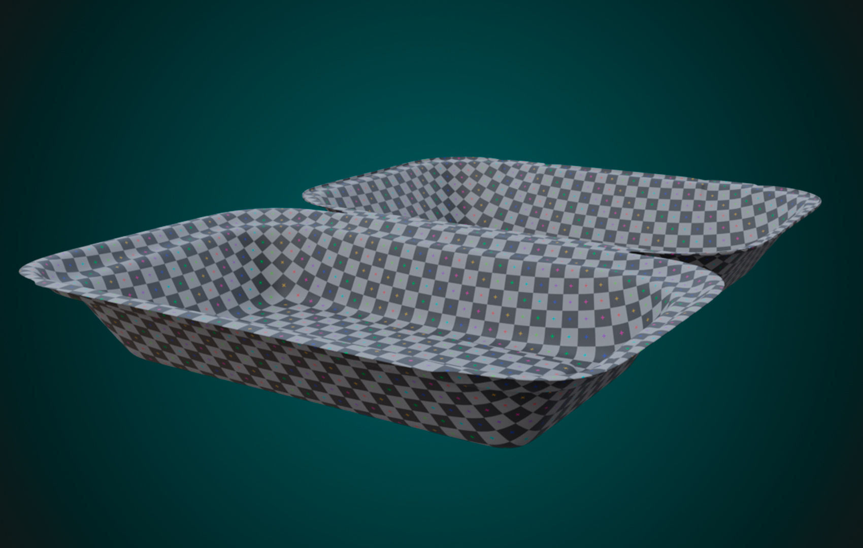 Large Cardboard paper - Disposable Container 3D model_34