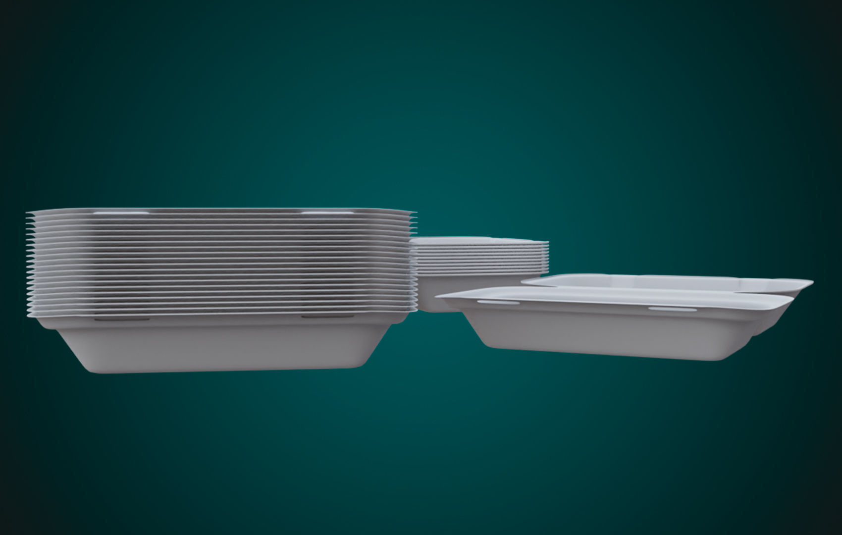 Large Cardboard paper - Disposable Container 3D model_17