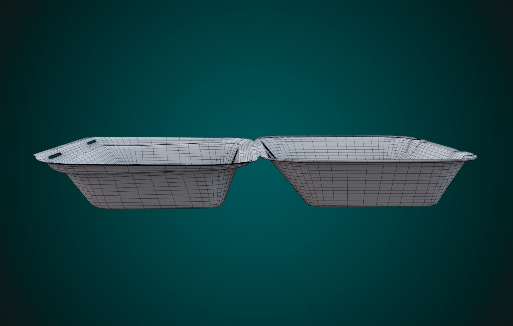 Large Cardboard paper - Disposable Container 3D model_30