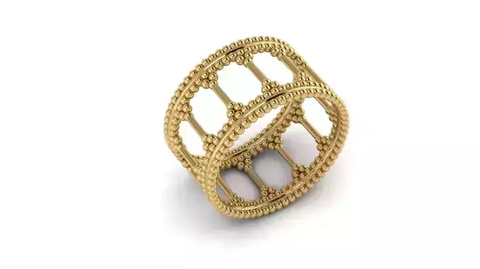 Rings 4 gold ring with braided details